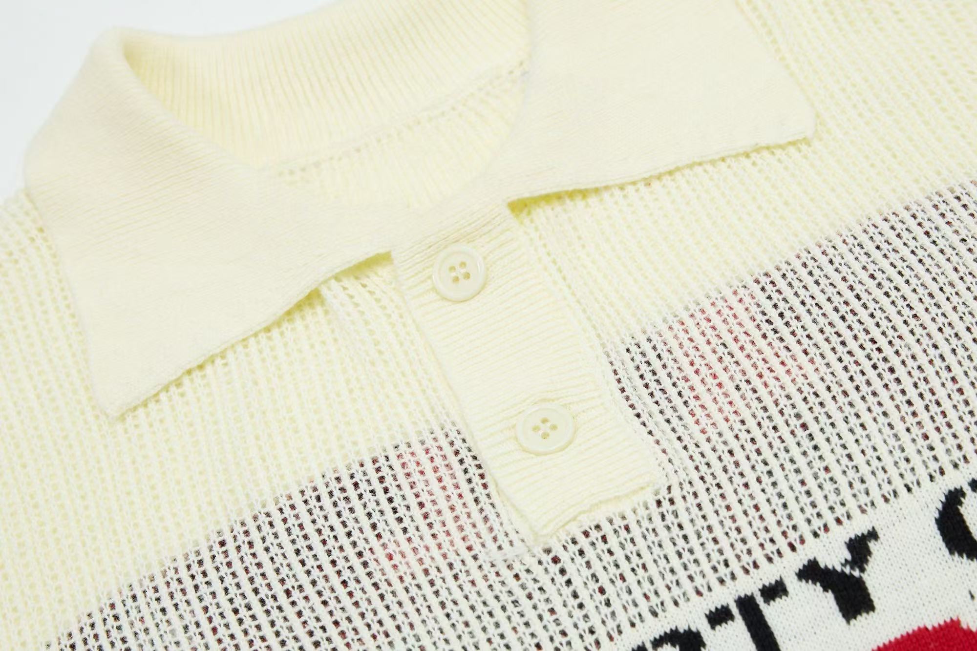 Omirad Varsity Knit Polo | Collegiate Streetwear Shirt