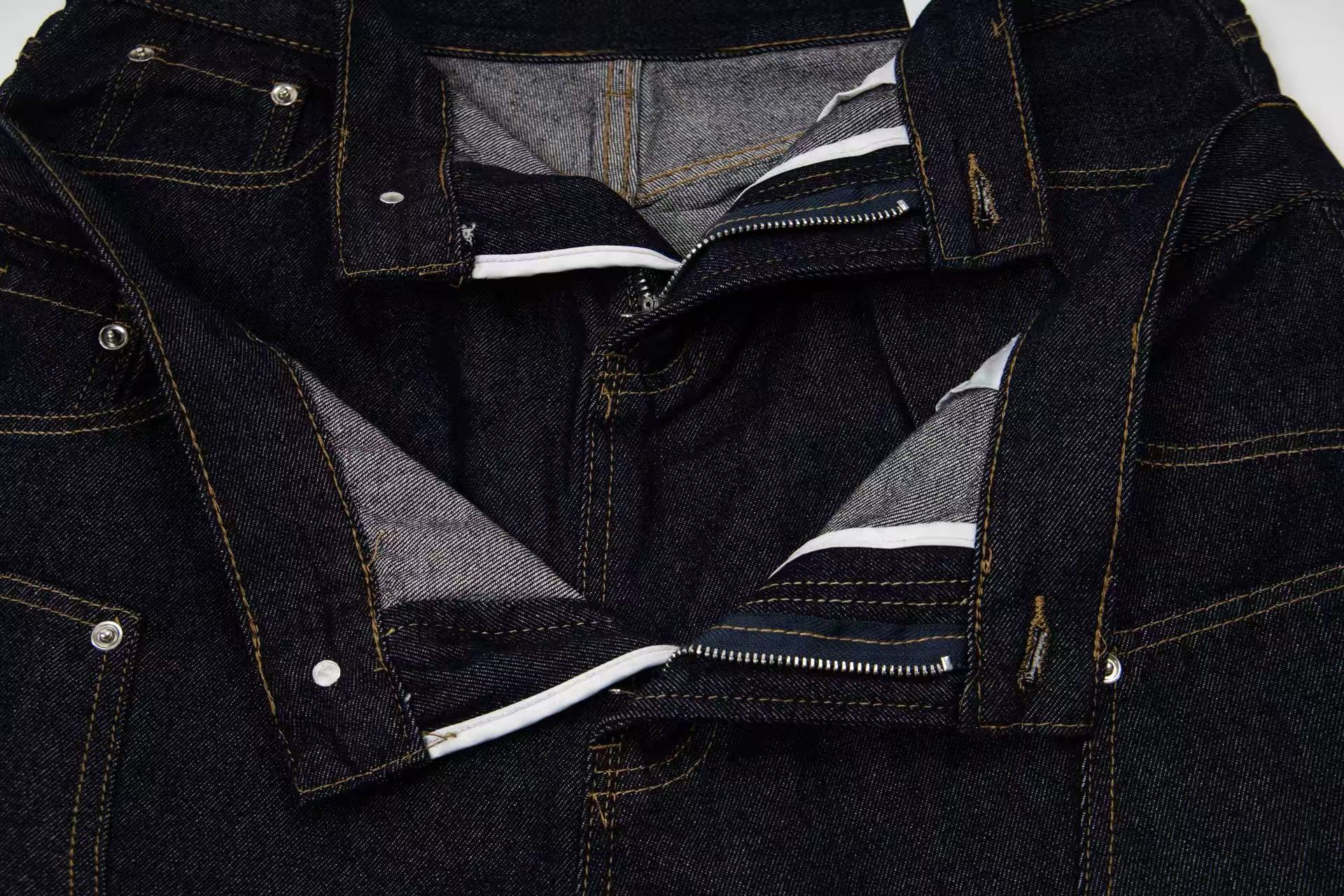 Omirad Double Waist Panel Denim Shorts | Wide Fit