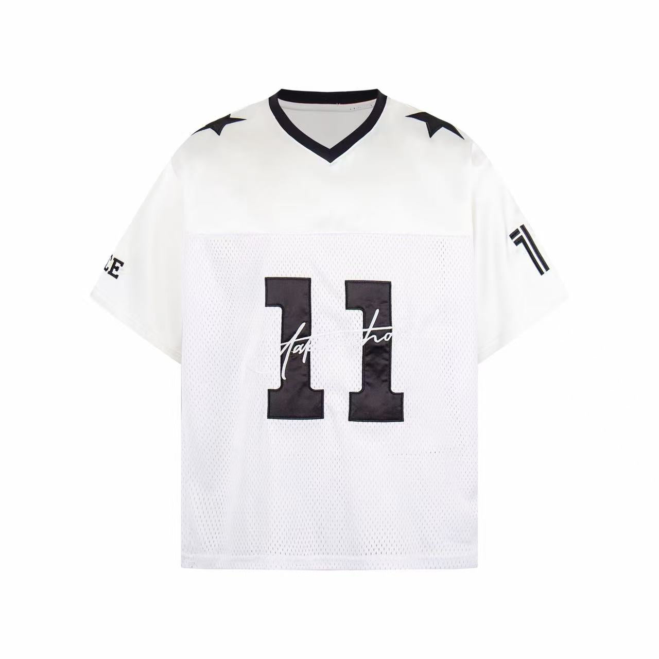 Omirad 11 Mesh Jersey Tee | Varsity Streetwear Football Shirt