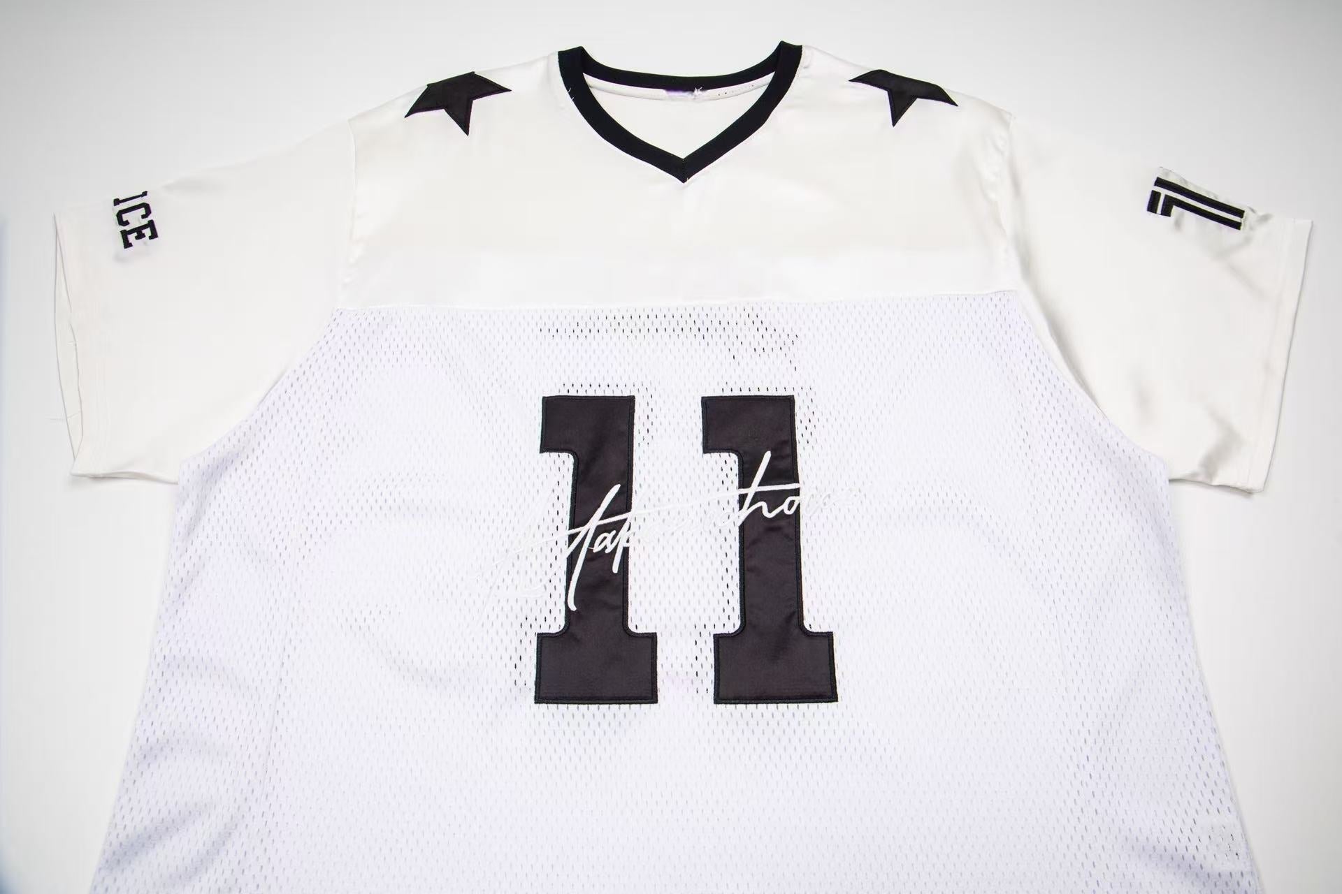 Omirad 11 Mesh Jersey Tee | Varsity Streetwear Football Shirt