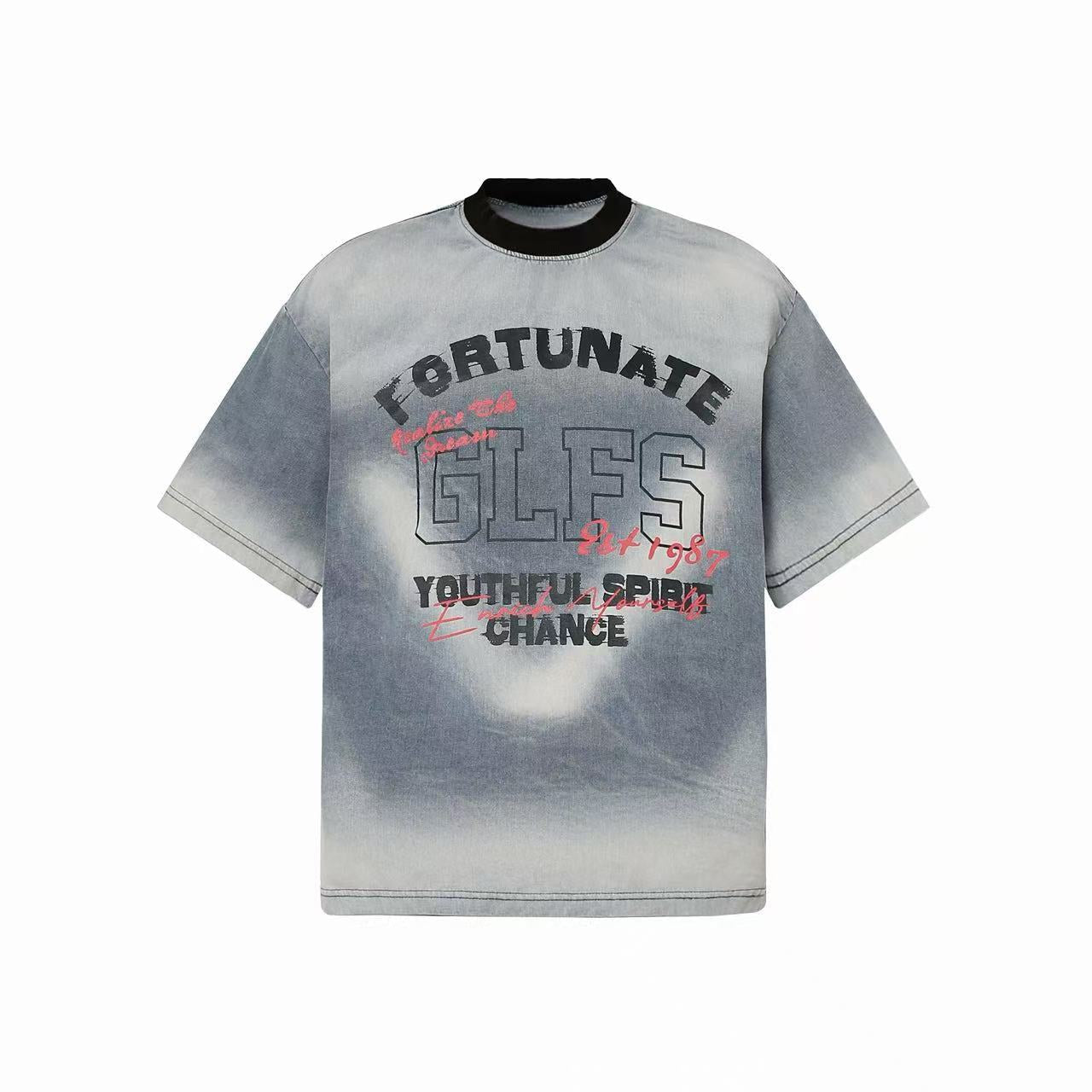 Vintage Spray Fade Graphic T-Shirt | Washed Streetwear Tee