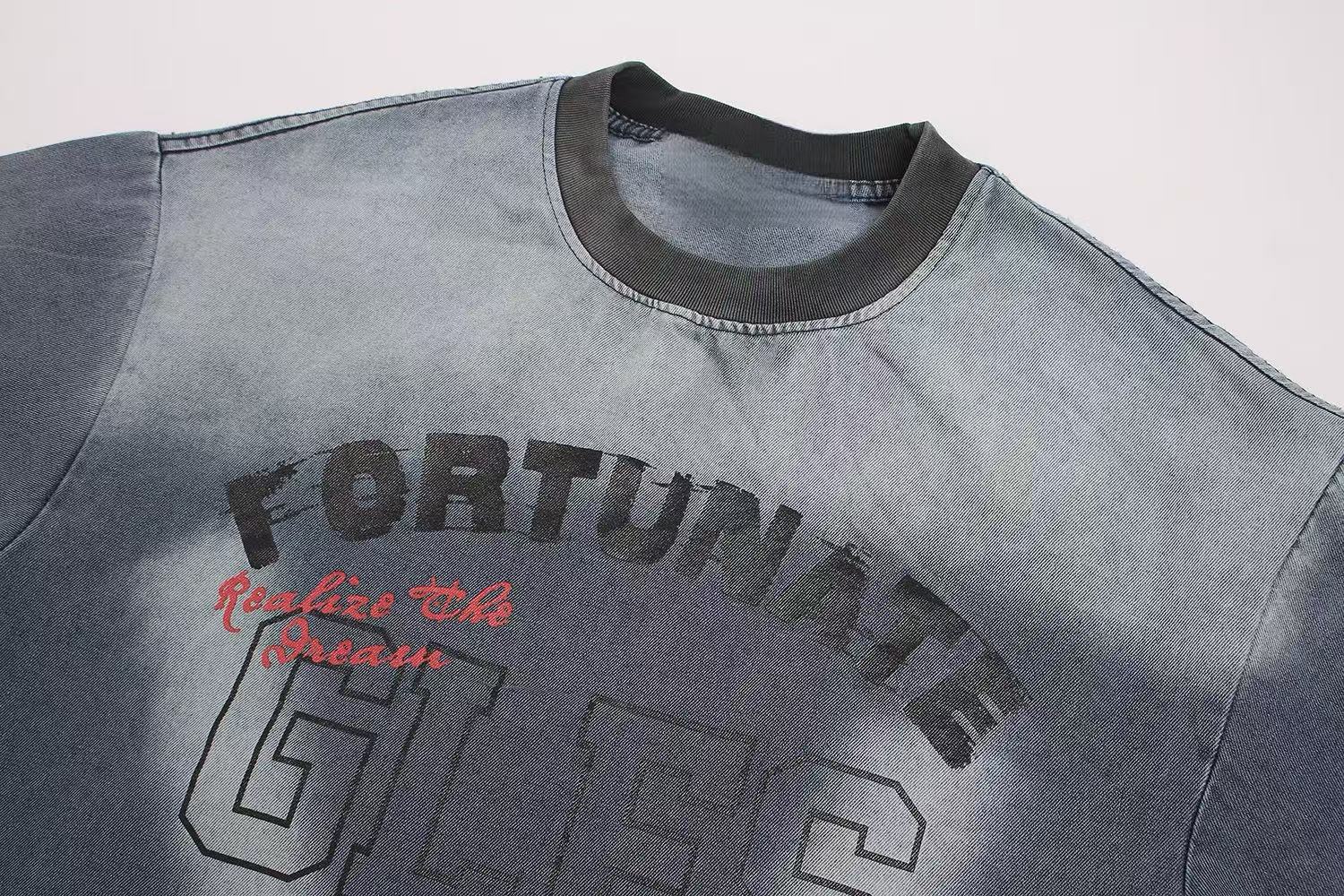 Vintage Spray Fade Graphic T-Shirt | Washed Streetwear Tee