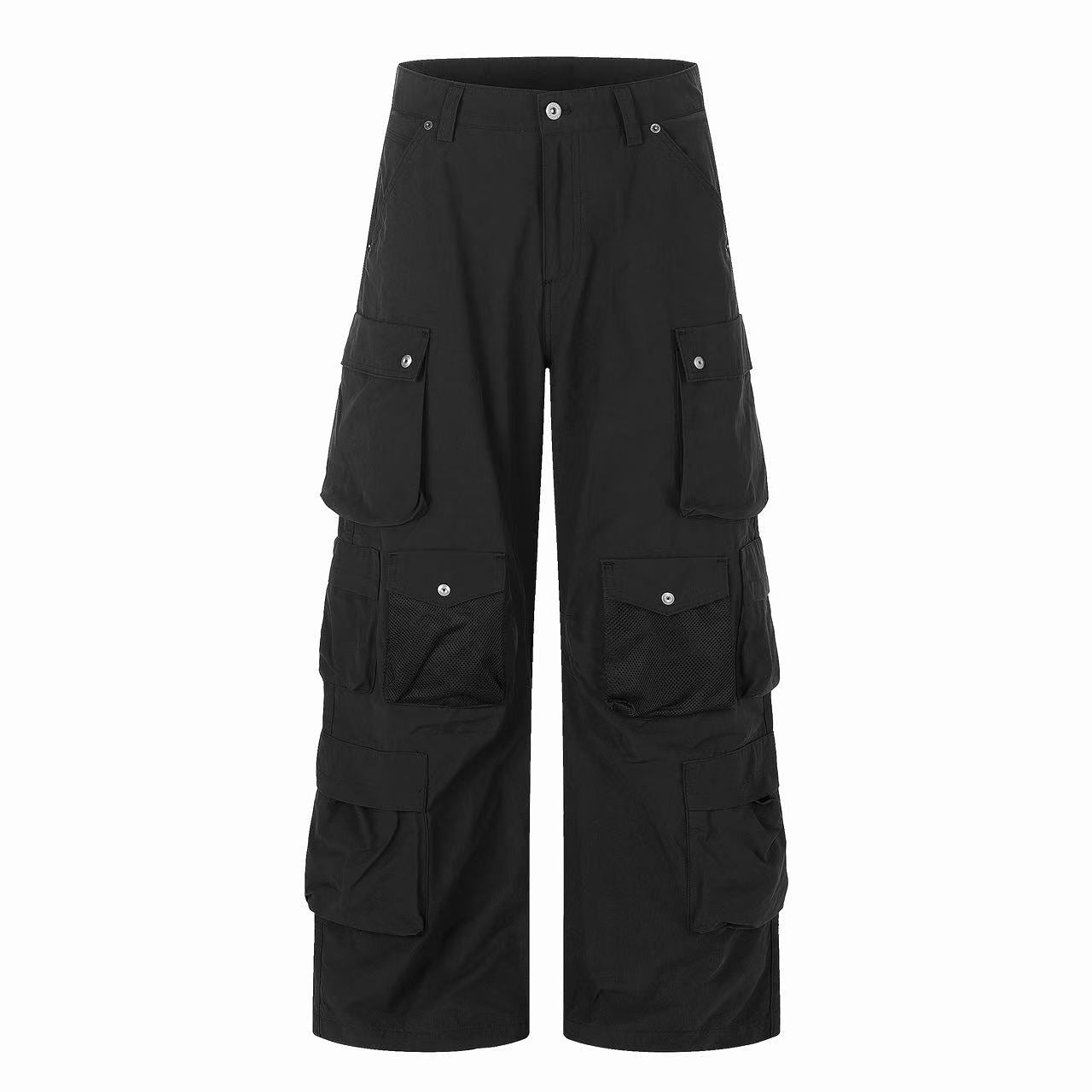 Omirad Utility Cargo Pants | Wide-Leg Techwear Streetwear