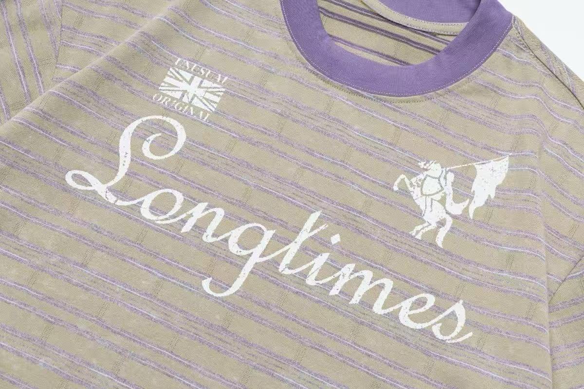 Vintage Striped Ringer T-Shirt | Retro Sport Streetwear Tee