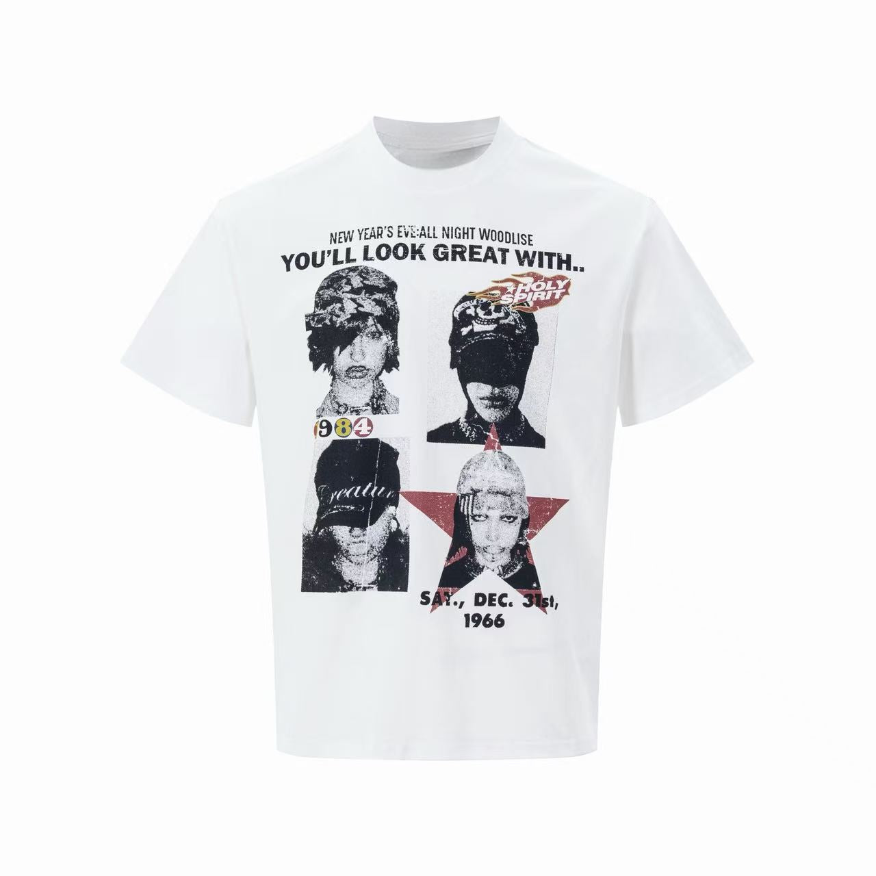 Retro Portrait Graphic Tee | Vintage Streetwear Statement Shirt