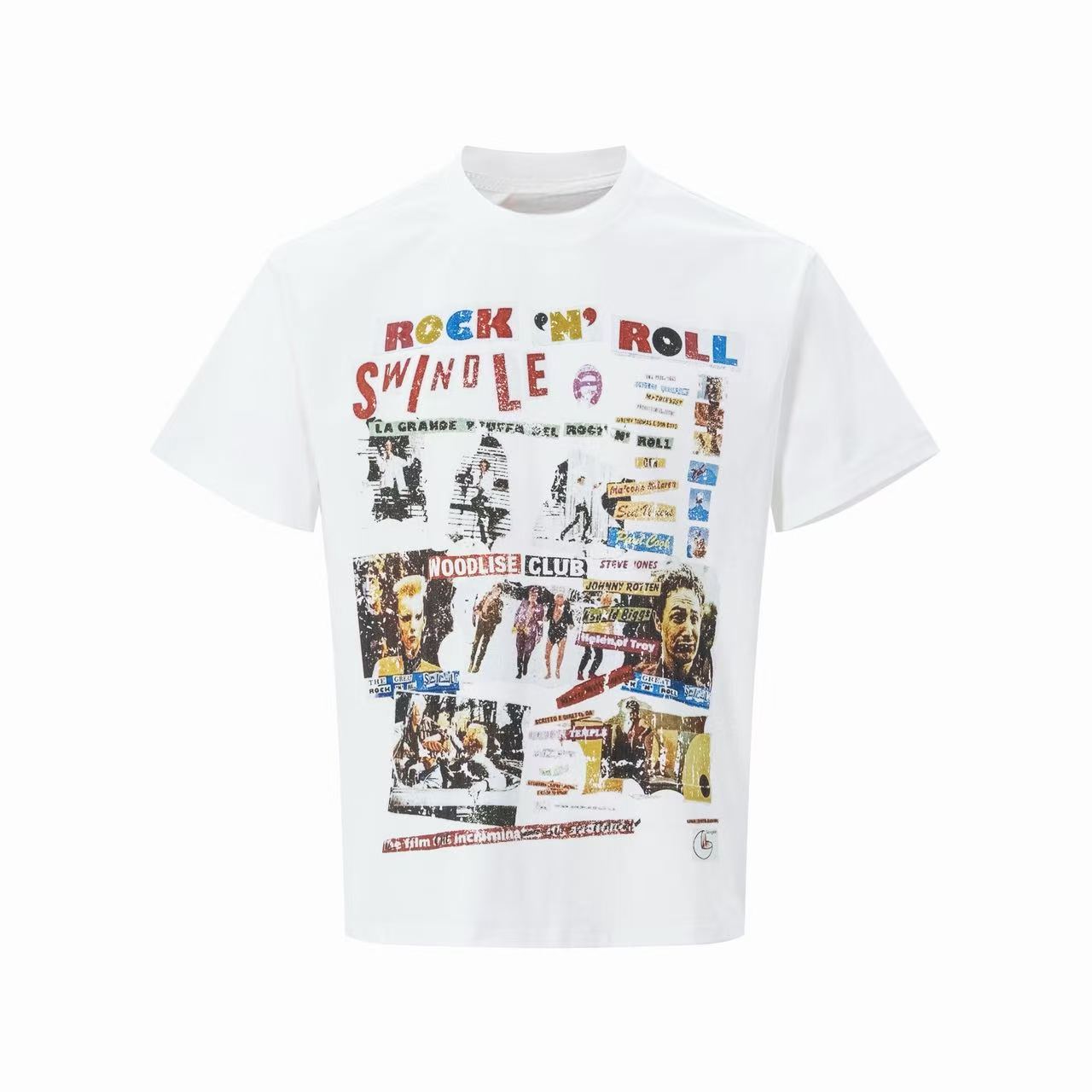 Rock 'N' Roll Swindle Collage Graphic Tee | Retro Streetwear