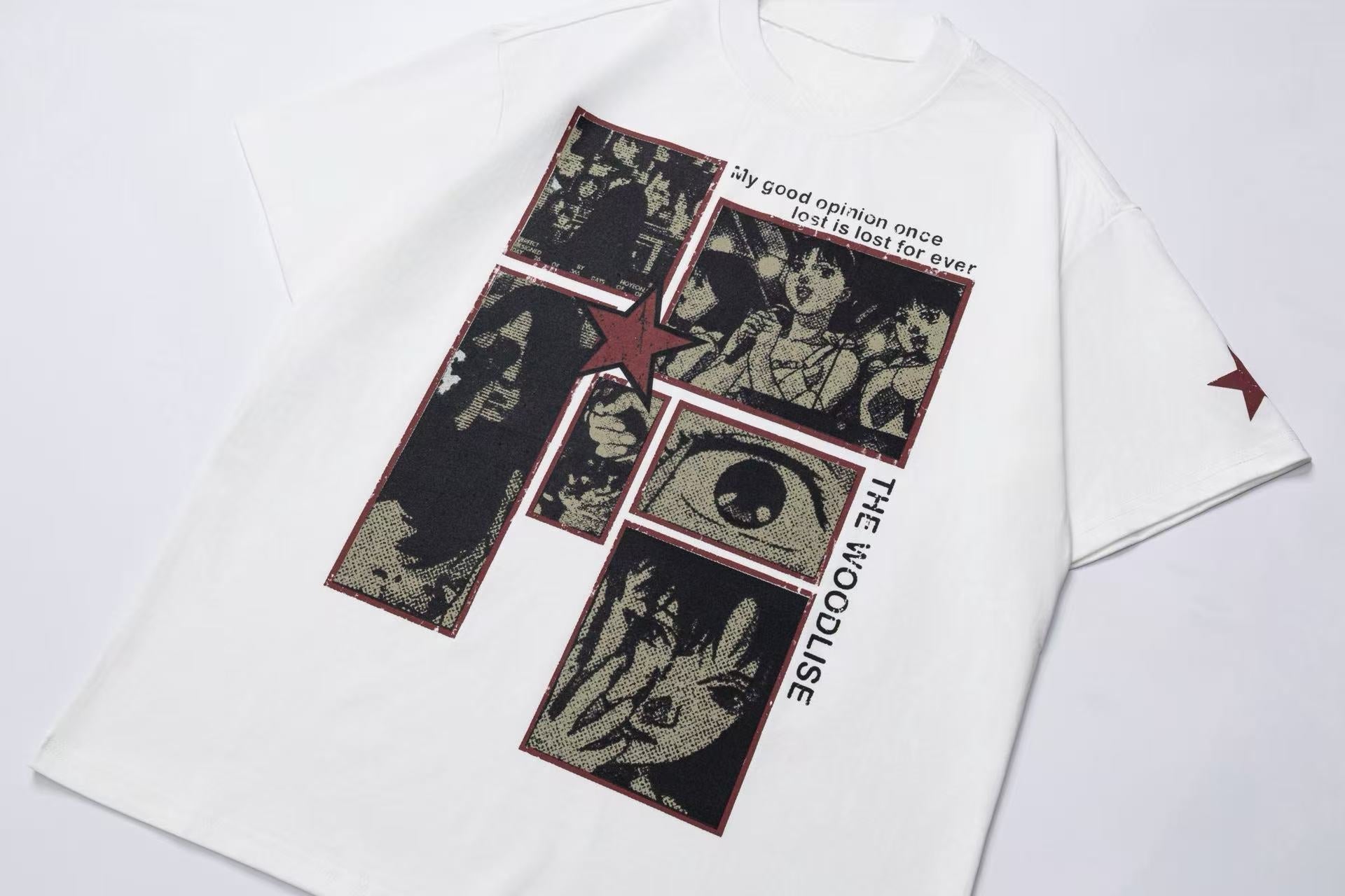 Omirad Vintage Panel Graphic Tee | Dark Streetwear T-Shirt