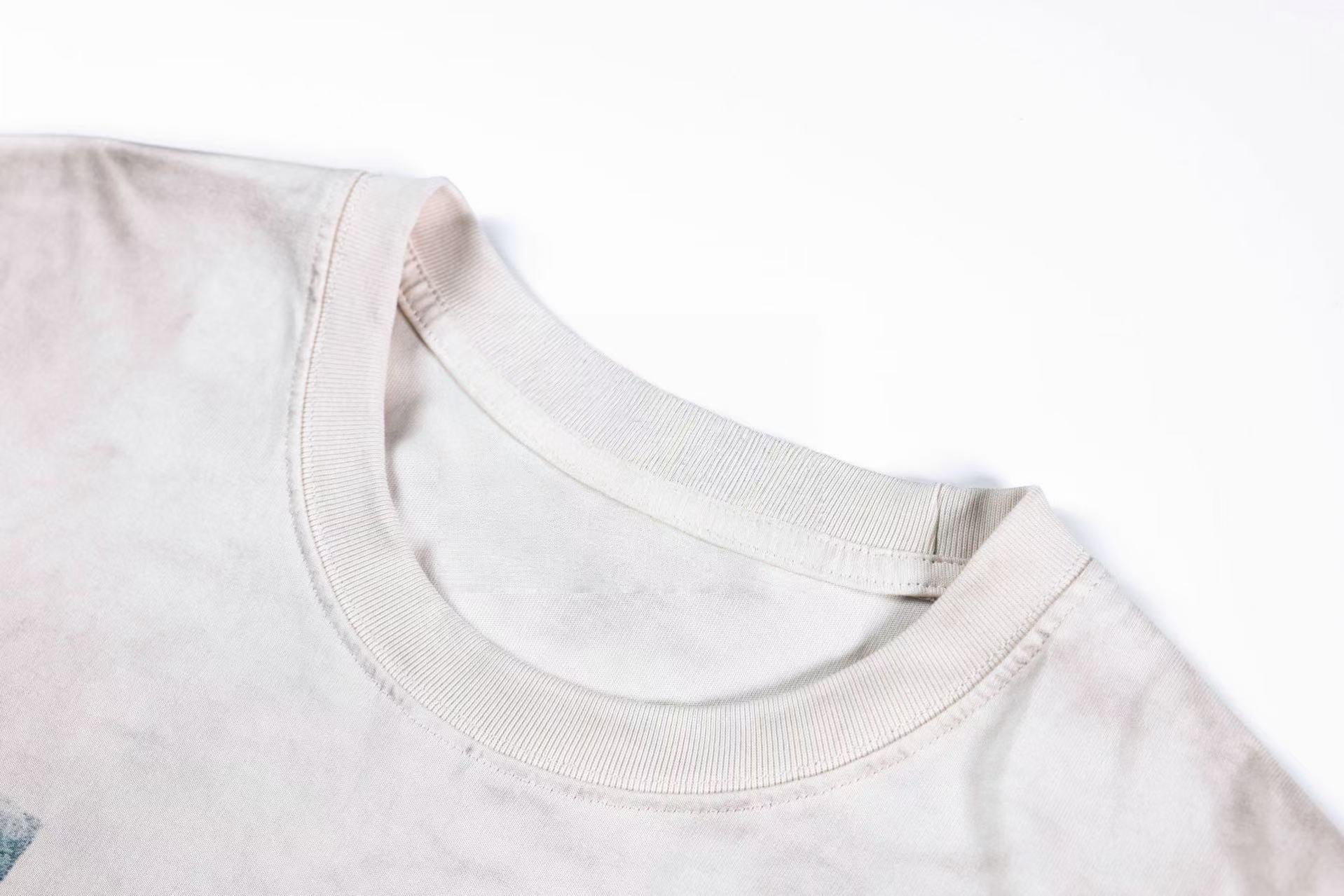 Omirad Vintage Washed Collage Graphic Tee | Y2K Streetwear