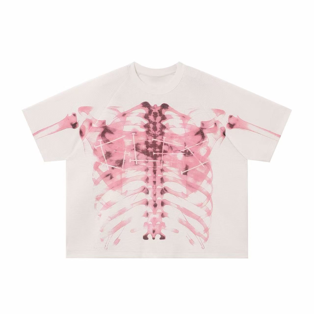 Omirad X-Ray Skeleton Oversized Graphic Tee | Cyber-Grunge