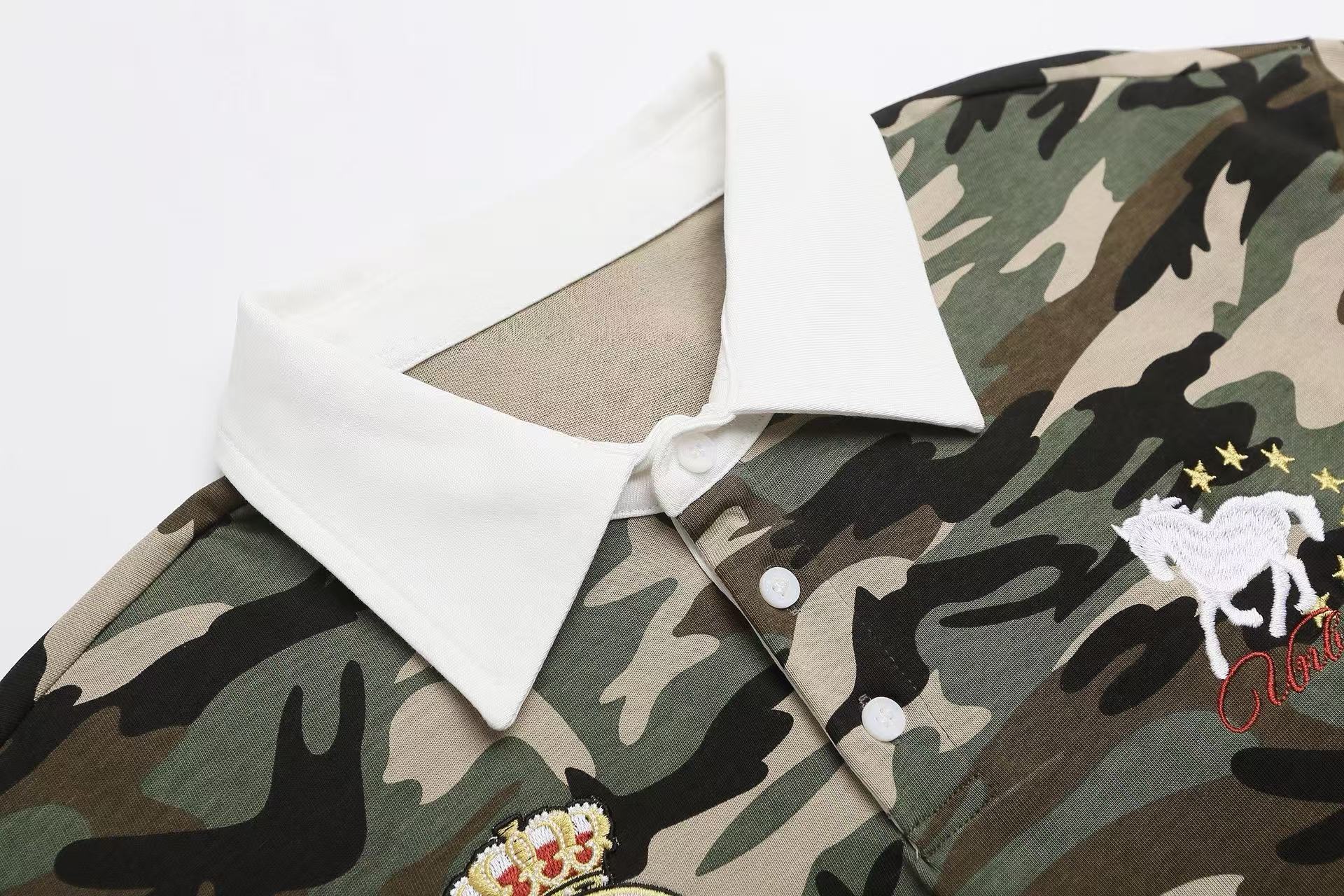 Omirad Camo Heritage Polo Shirt | Streetwear Camouflage