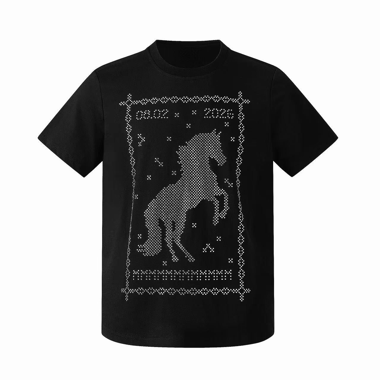 Rhinestone Horse Graphic T-Shirt | Western Streetwear Tee