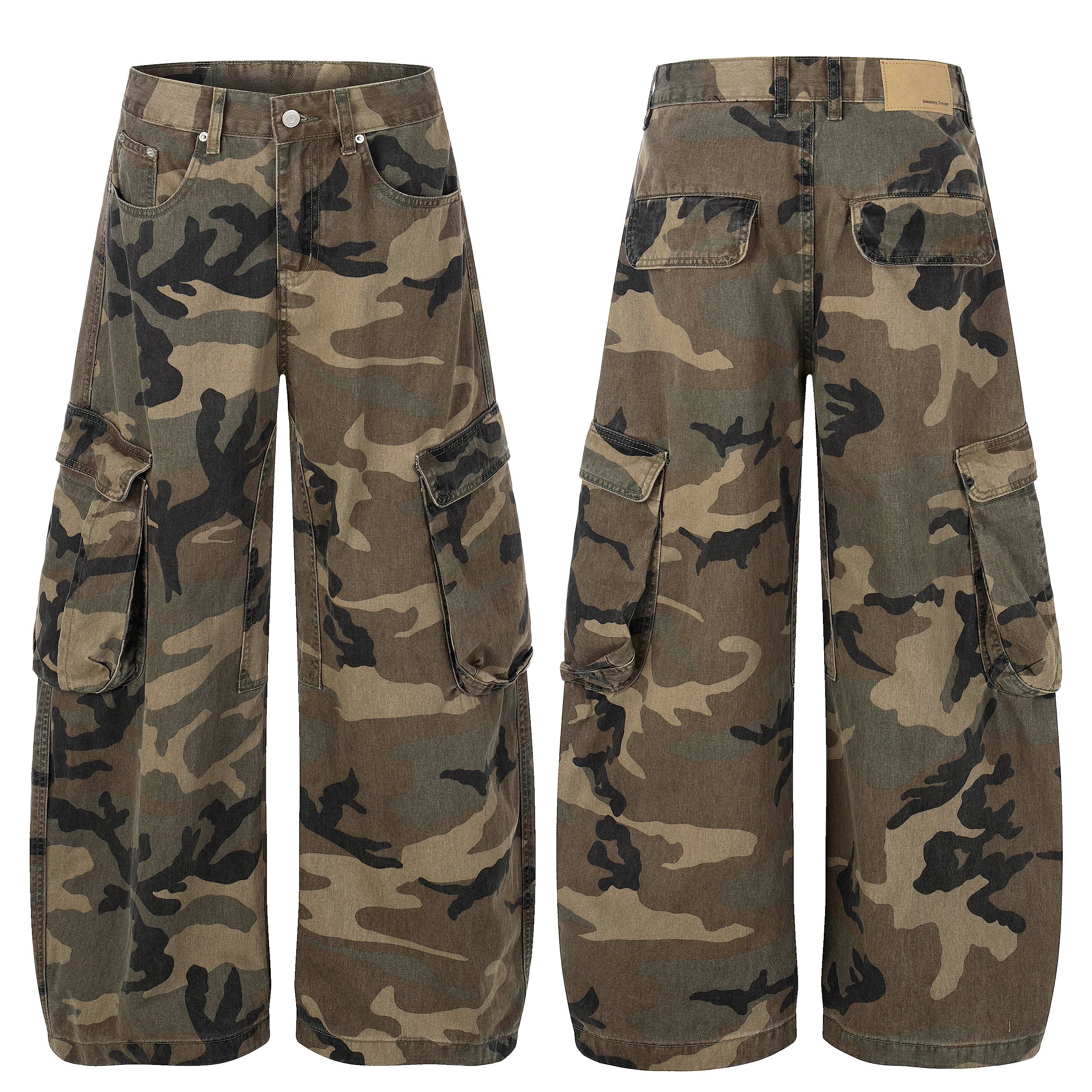 Camo Pants | Camouflage Wide-Leg Trousers – SEAKOFF – Seakoff