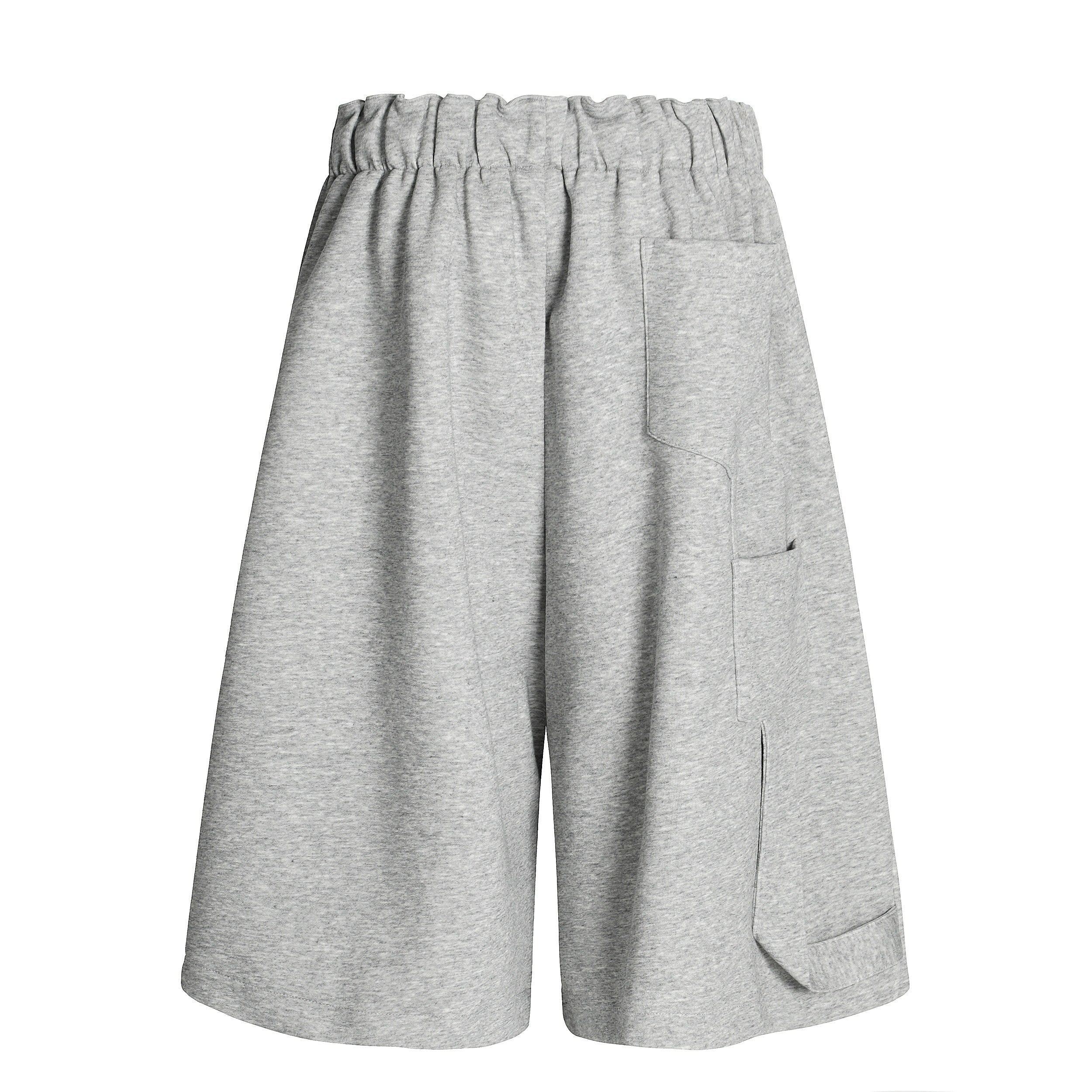 Omirad Minimal Lounge Wide Shorts | Oversized Cotton Shorts