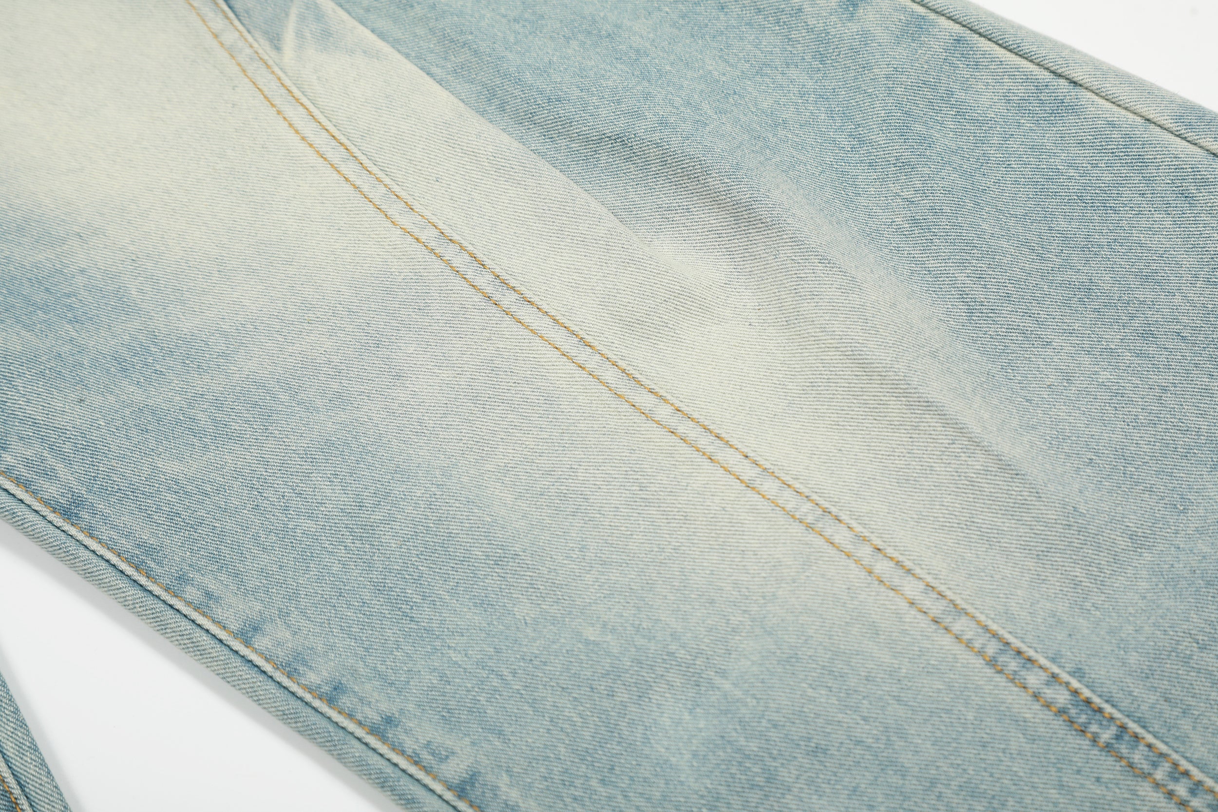 Cloud-Fade Balloon Jeans | Wide-Leg Streetwear Denim