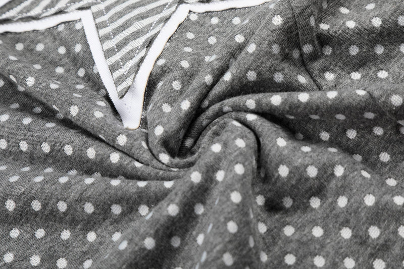 Polka Dot Star Print Wide-Leg Sweatpants | Y2K Streetwear