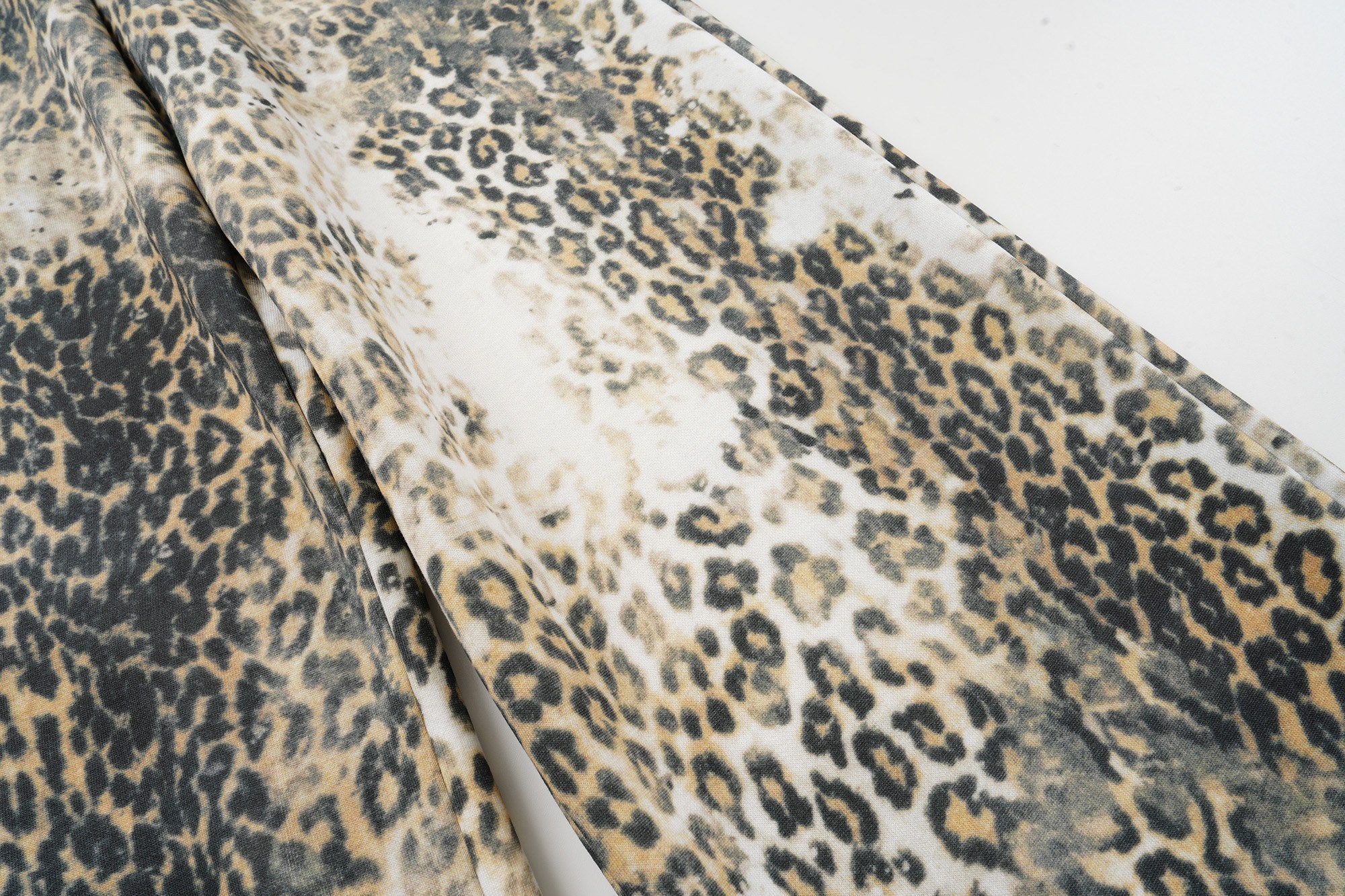 Leopard Print Wide-Leg Pants | Vintage Wash Streetwear