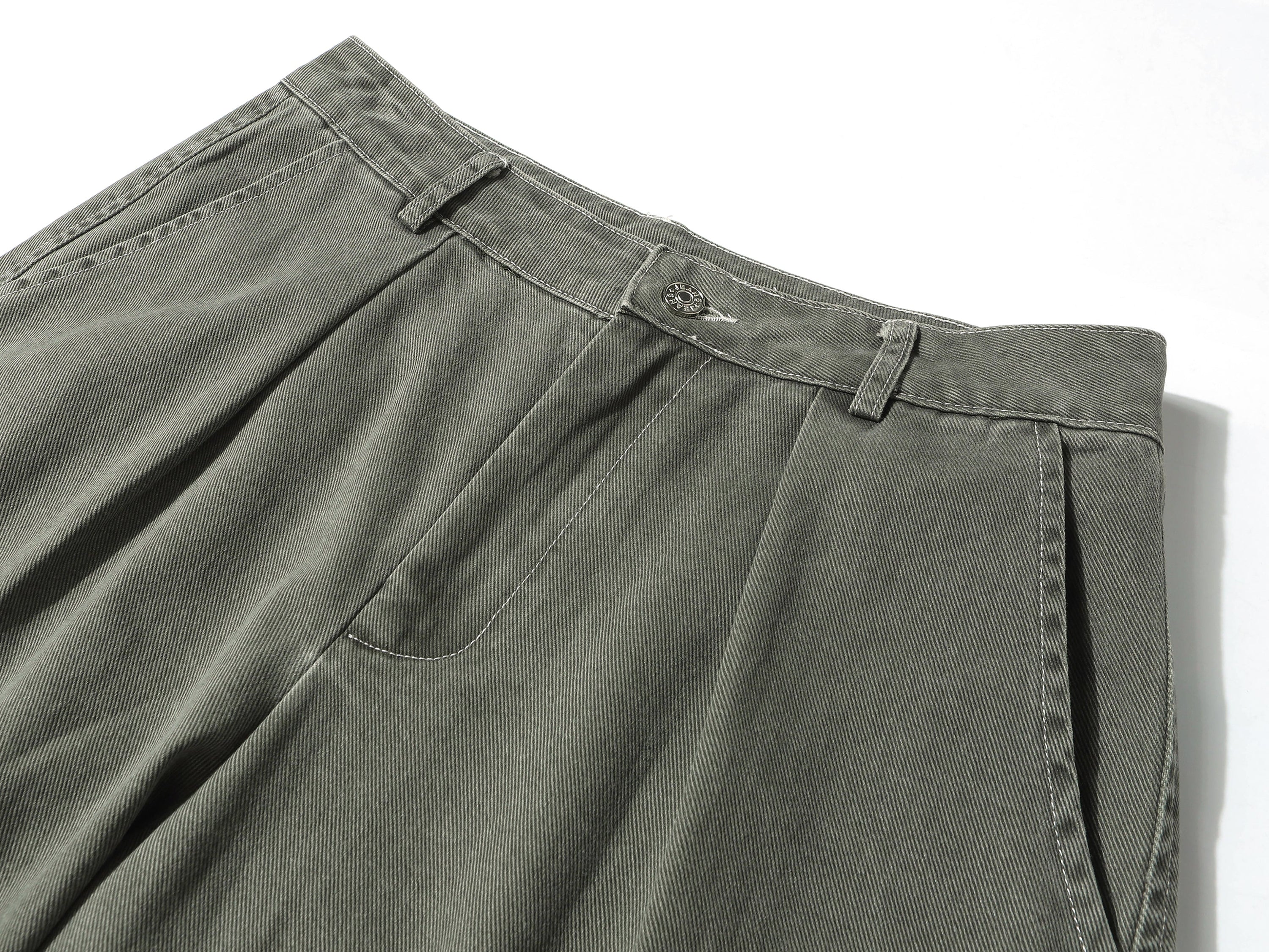 Omirad Wide-Leg Cargo Utility Pants | 100% Cotton Streetwear