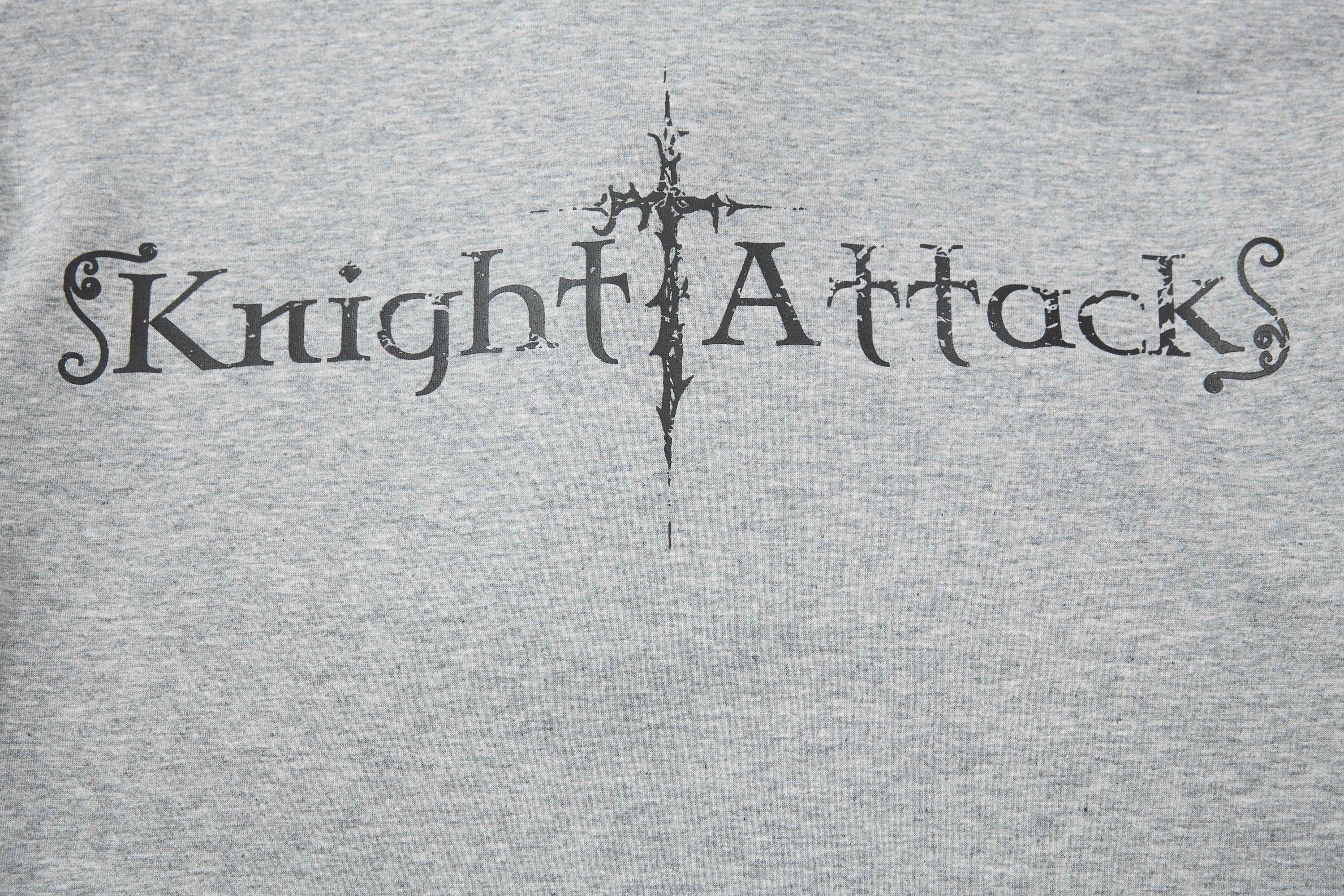 Omirad Knight Attack Graphic Polo Tee | Medieval Streetwear