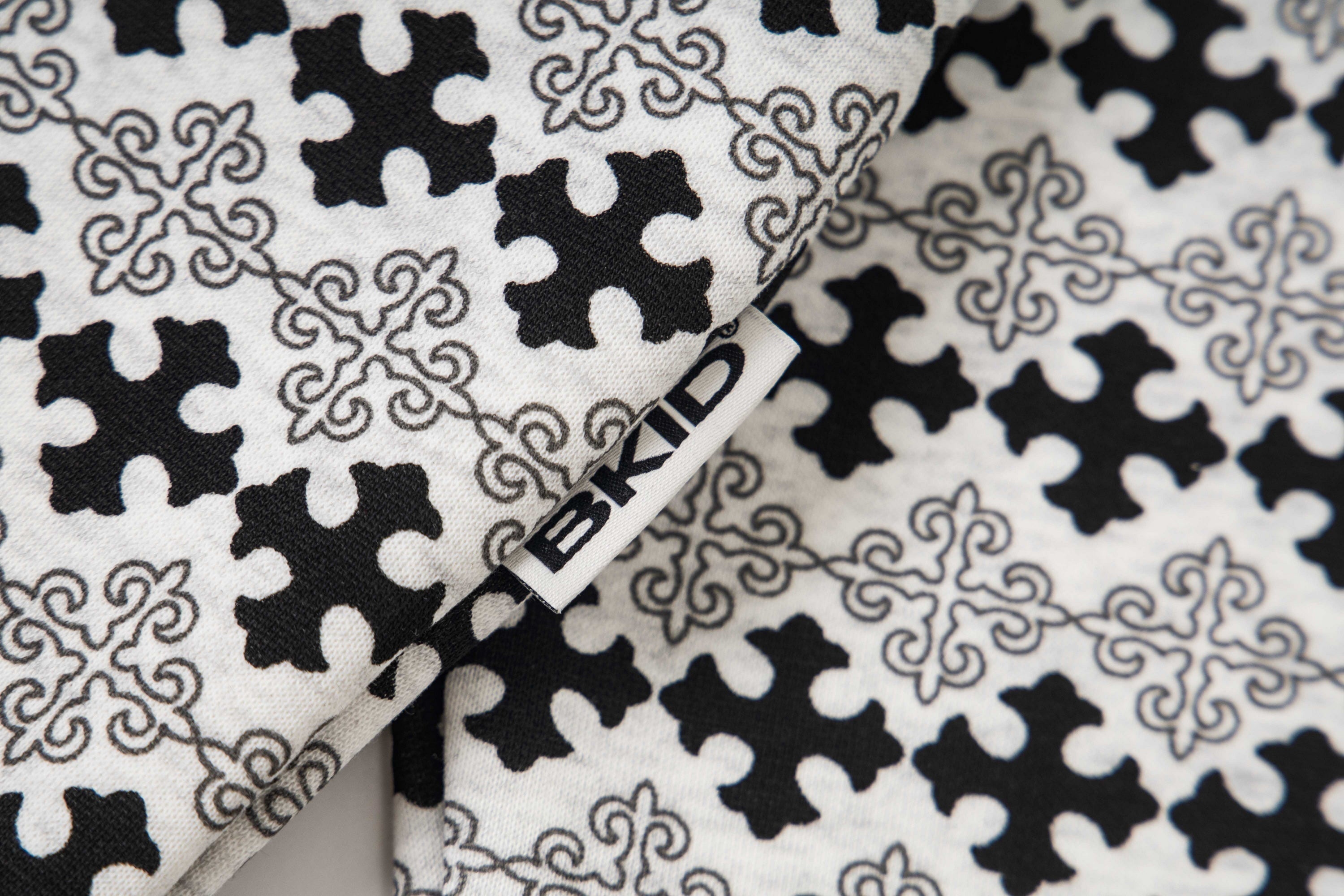 Gothic Cross Pattern Full-Zip Hoodie | Y2K Streetwear