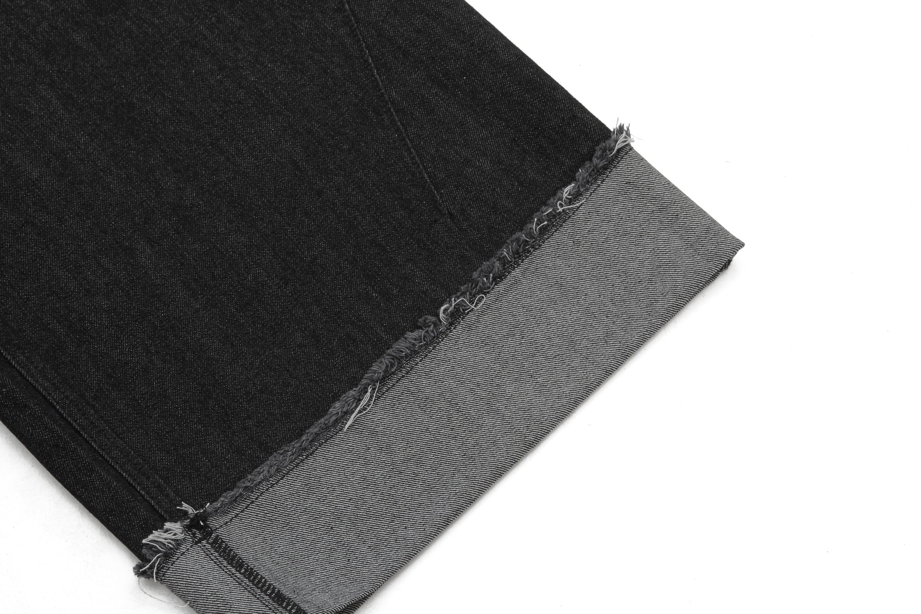 Omirad Distressed Wide-Leg Denim Shorts | Raw Hem Cuffed