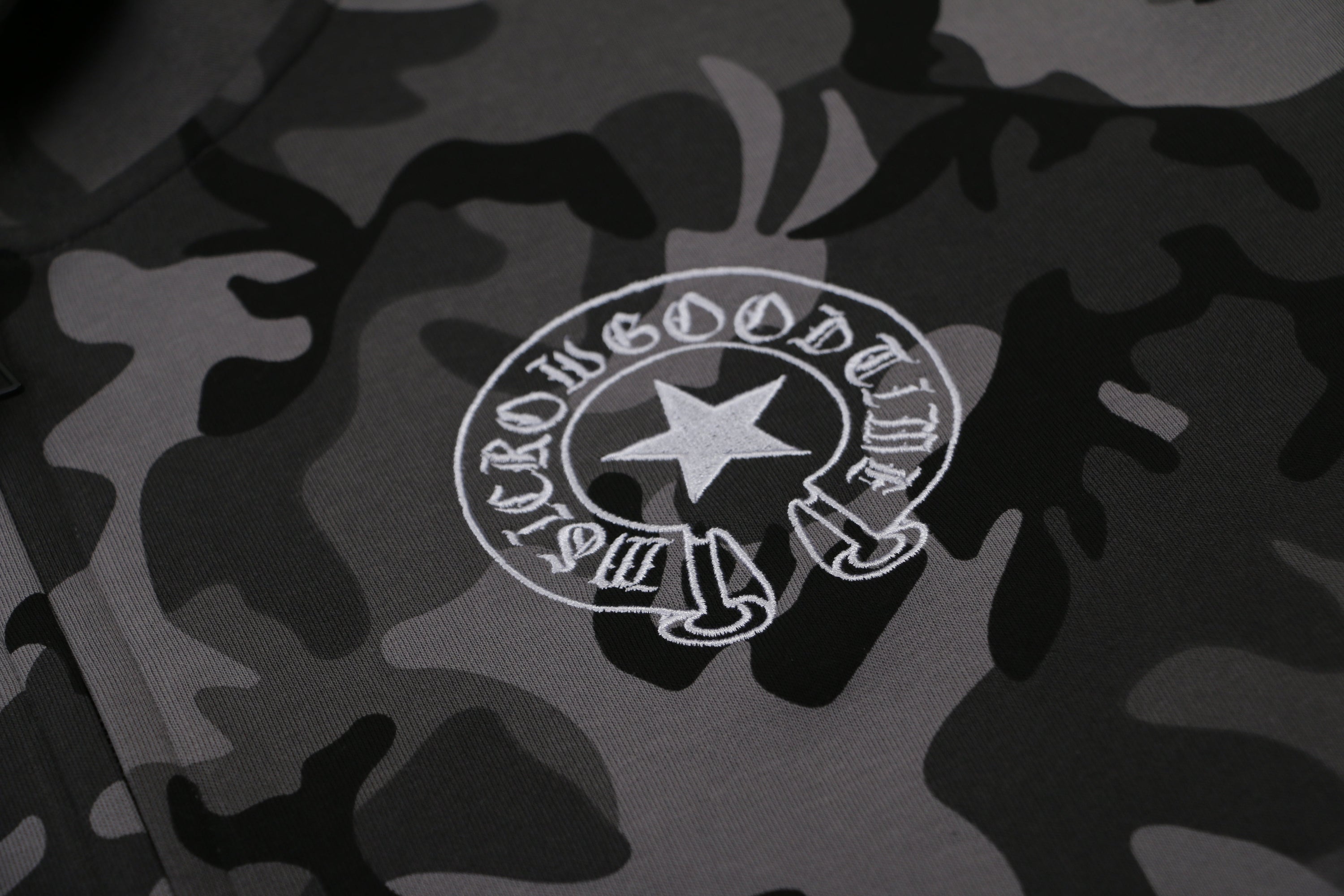 Camo Flag Zip-Up Hoodie | Streetwear Americana Hoodie