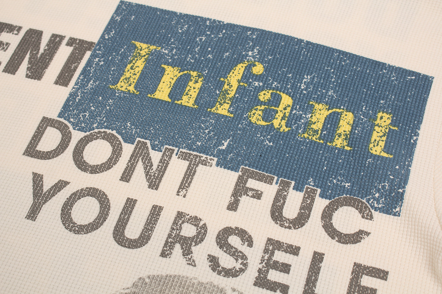 Omirad Copycat Statement Waffle Knit Tee | Streetwear Graphic