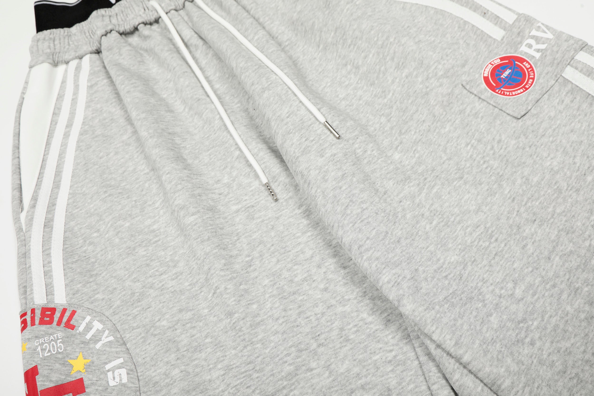 Varsity Stripe Wide-Leg Track Pants | Streetwear Sweatpants