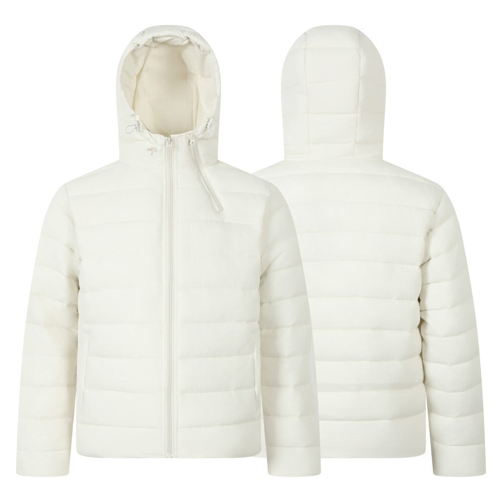 Omirad Minimalist Nylon Puffer Jacket with Hood