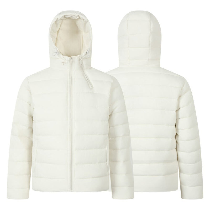 Omirad Minimalist Nylon Puffer Jacket with Hood