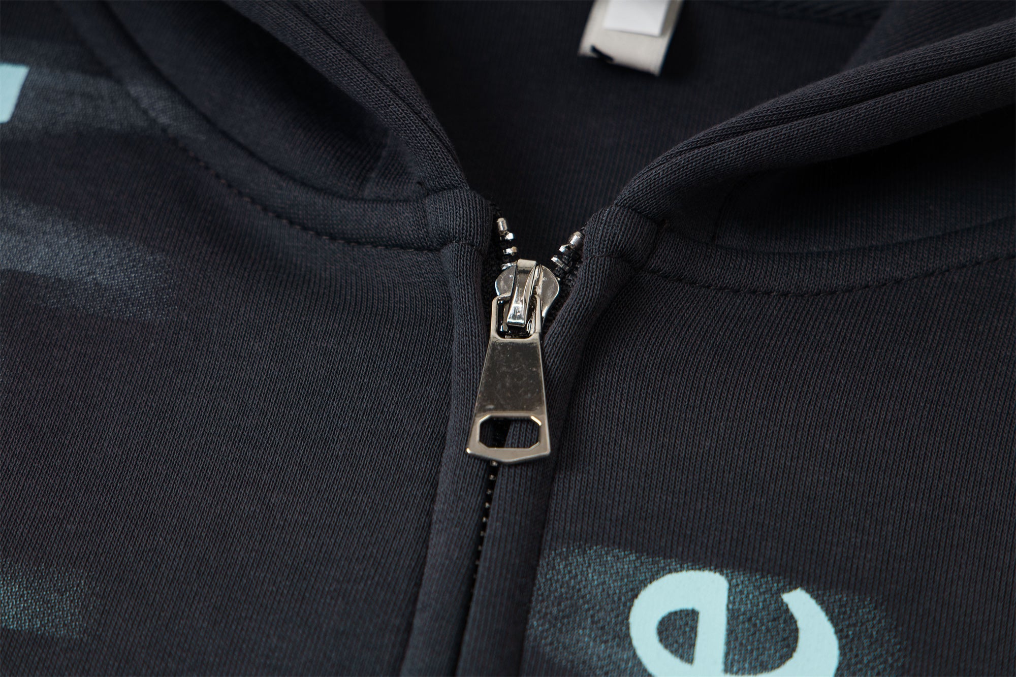 Omirad Gradient Letter Zip Hoodie | Streetwear Statement