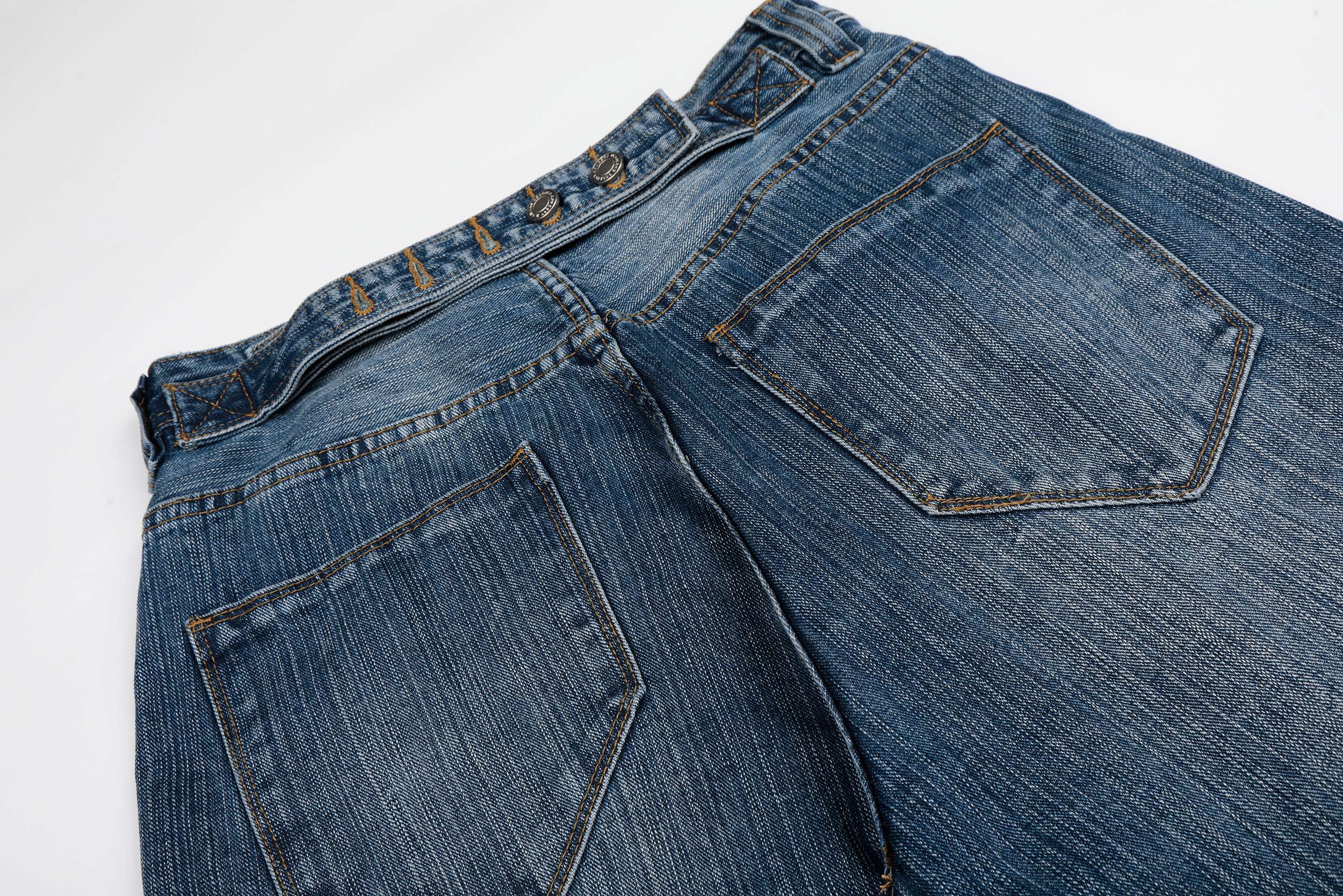 Vintage Grain Wide-Leg Denim Jeans | Streetwear Fit