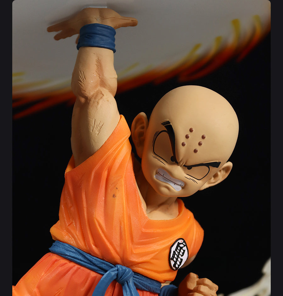 Dragon Ball Z Krillin Action Figure - Energy Attack Pose, 25cm Tall, 1kg, Collectible Figurine