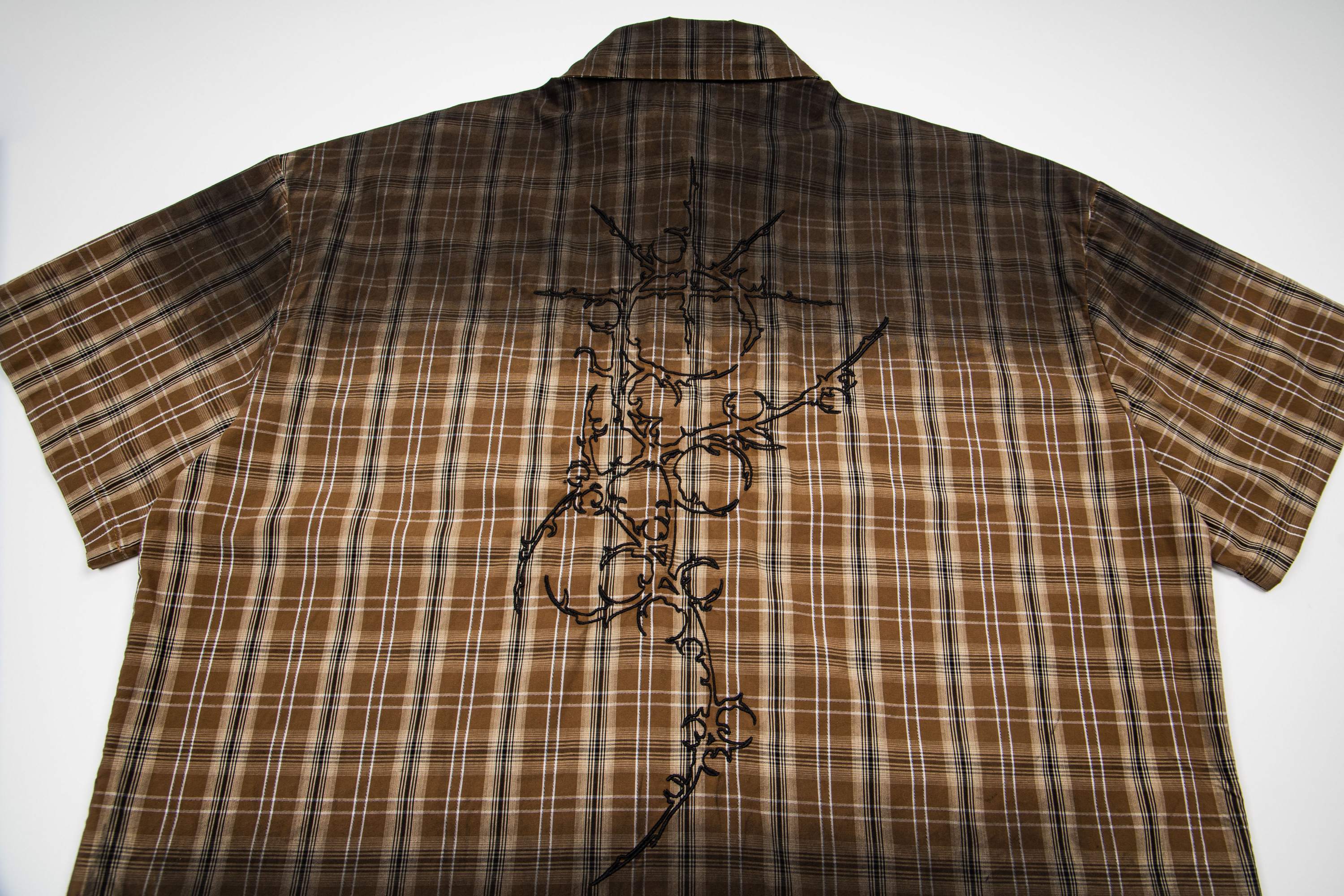 Omirad Vintage Plaid Graphic Shirt | Retro Streetwear