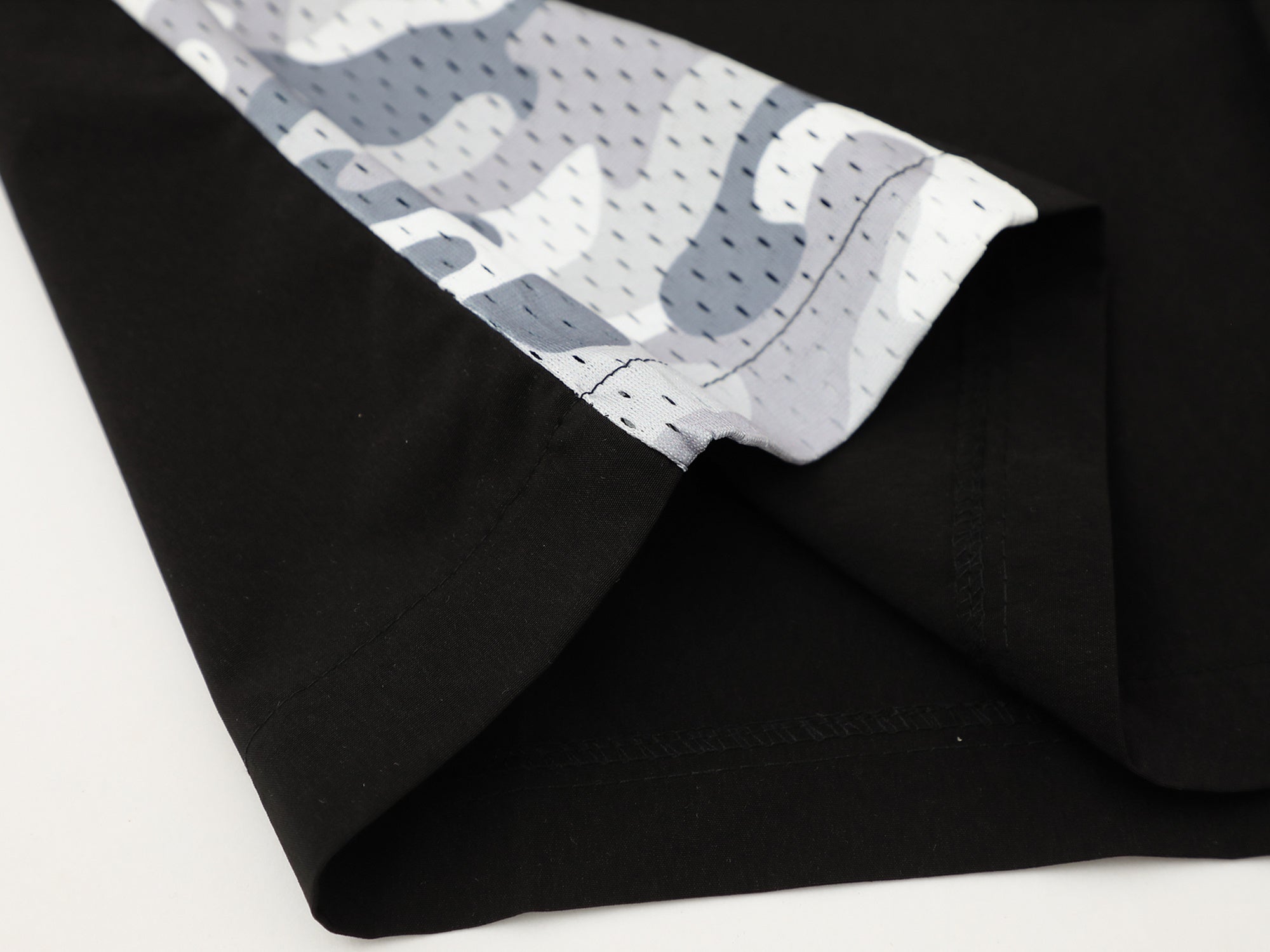 Omirad Camo Panel Shirt | Streetwear Button-Up with Eagle Patch