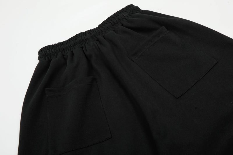 Omirad Studded Cross Wide-Leg Sweatpants | Black