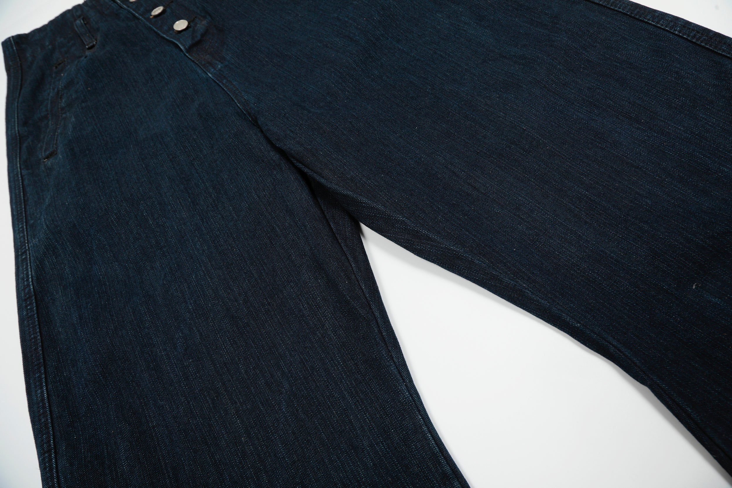 Omirad Split-Waist Wide-Leg Denim Jeans | Dark Wash