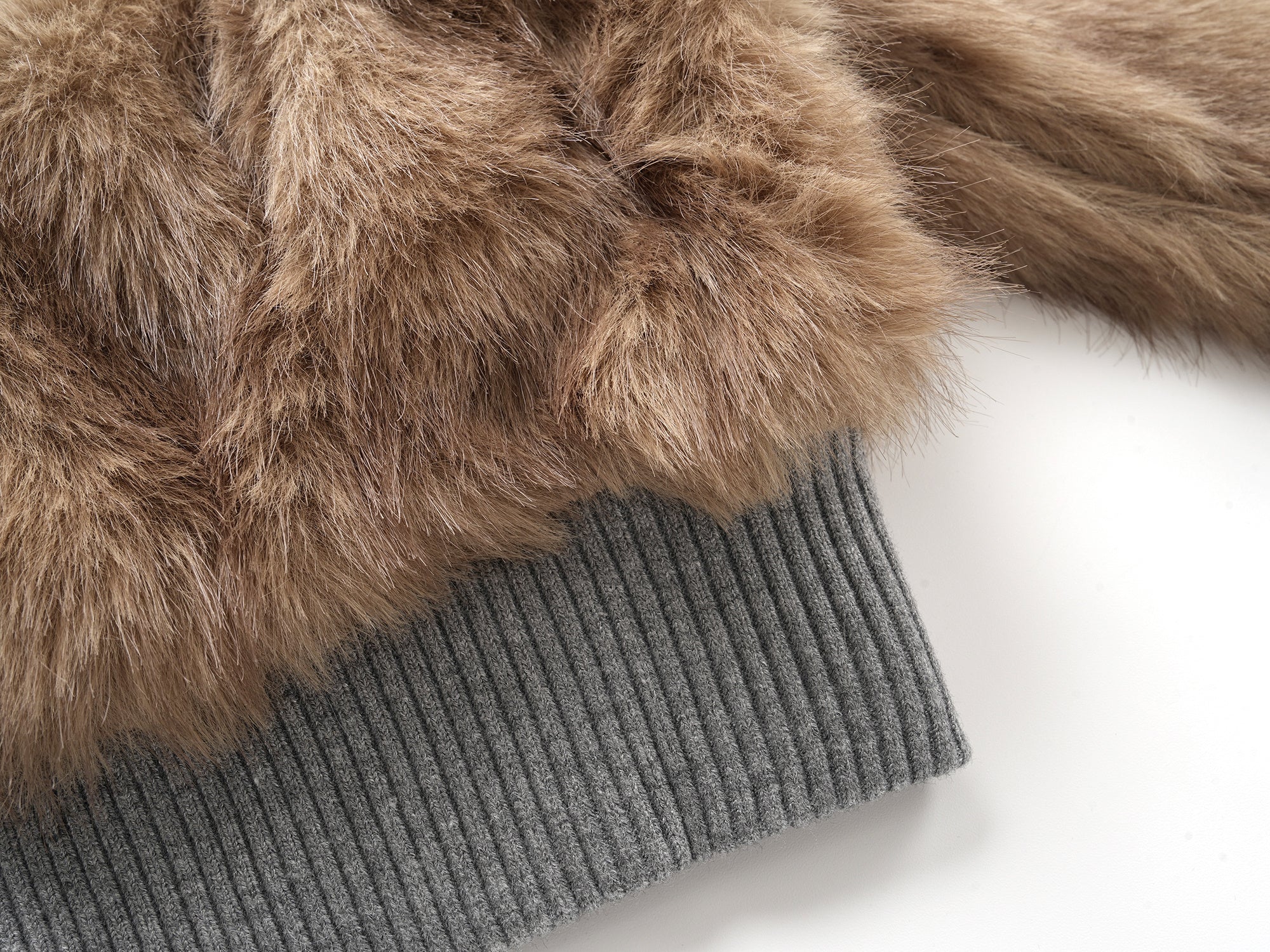 Faux Fur Hooded Bomber Jacket | Streetwear Cropped Zip-Up