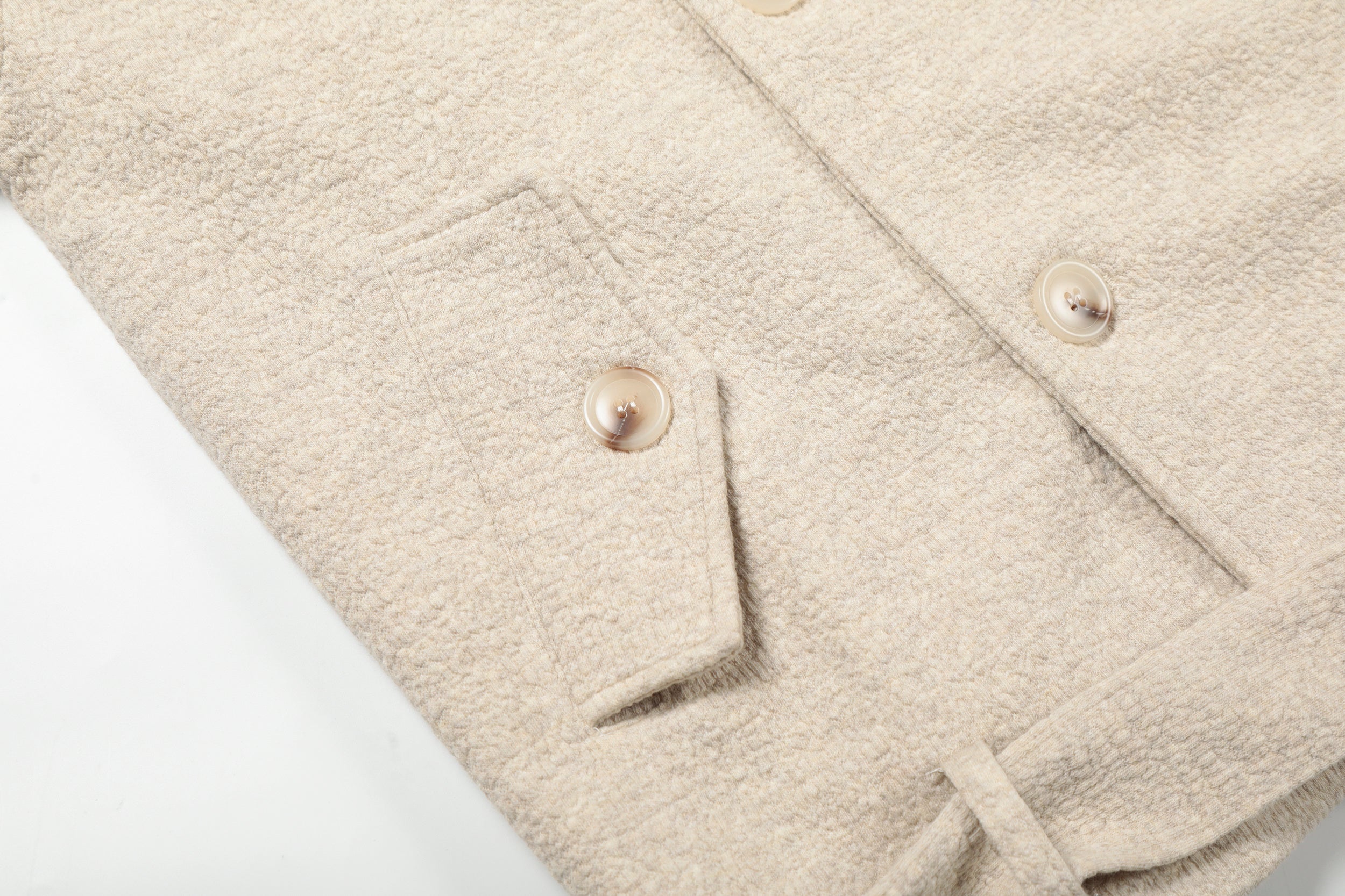 Omirad Belted Cropped Jacket | Structured Cotton Outerwear