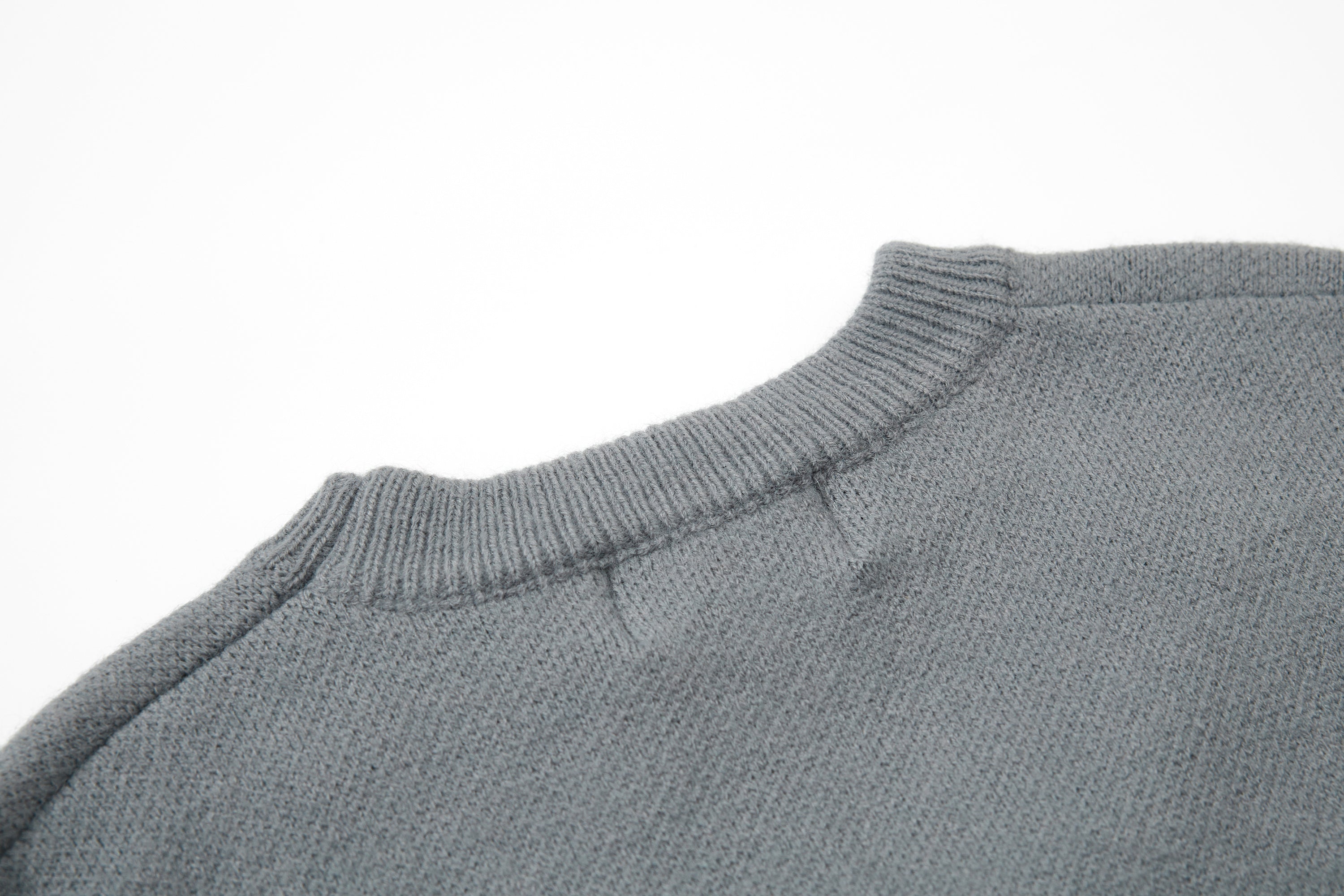 Omirad Fringe Patch Knit Sweater | Deconstructed Streetwear