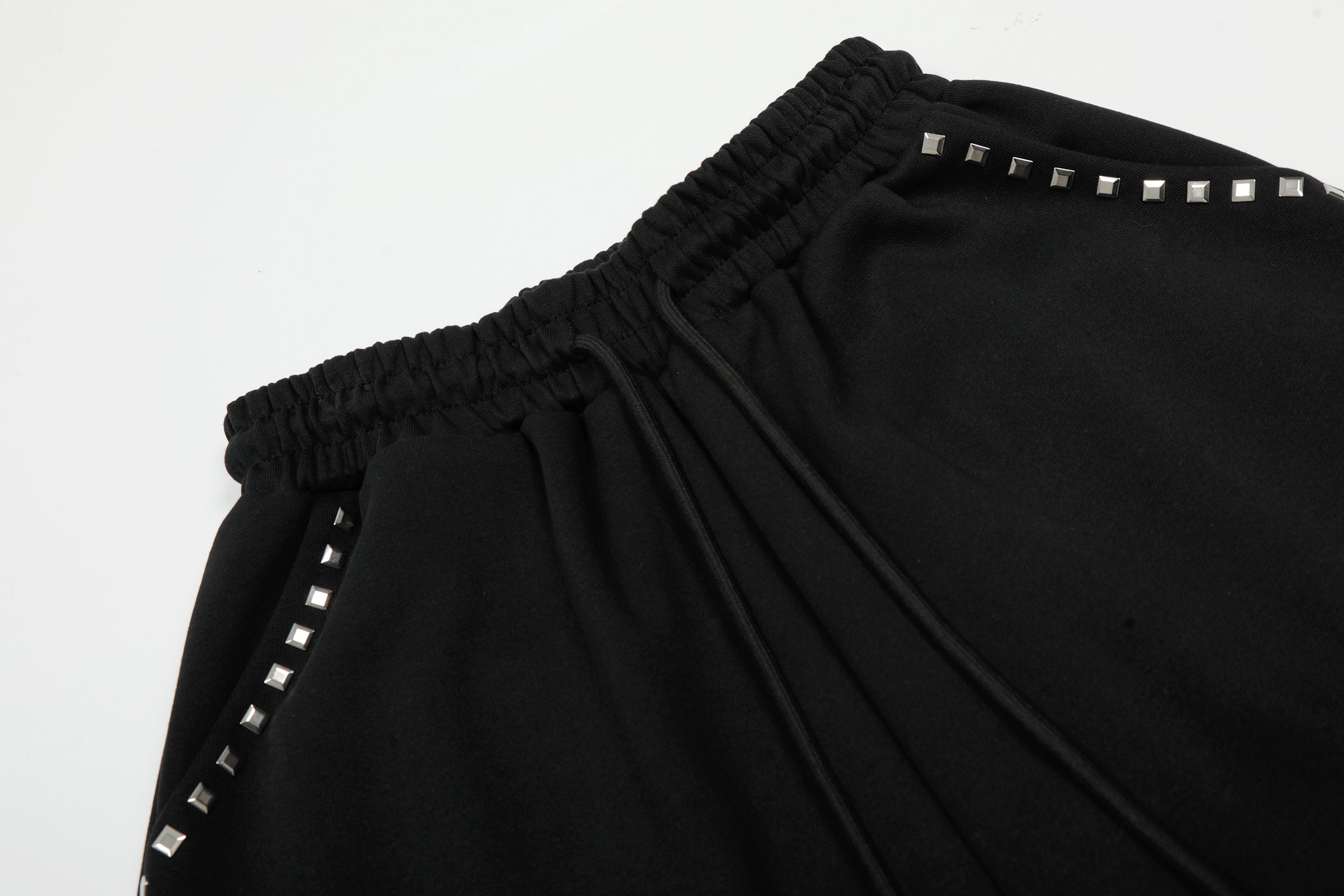 Omirad Studded Cross Wide-Leg Sweatpants | Black