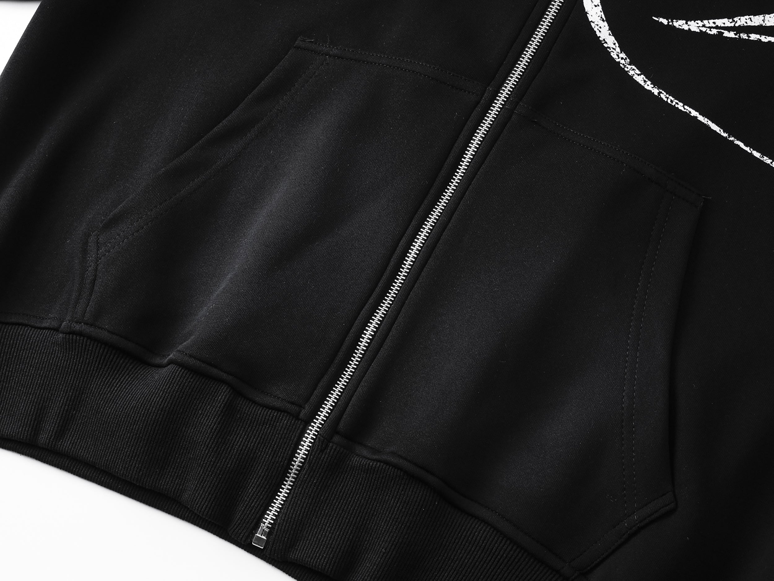 Omirad Full-Script Zip Hoodie | Oversized Streetwear Hoodie