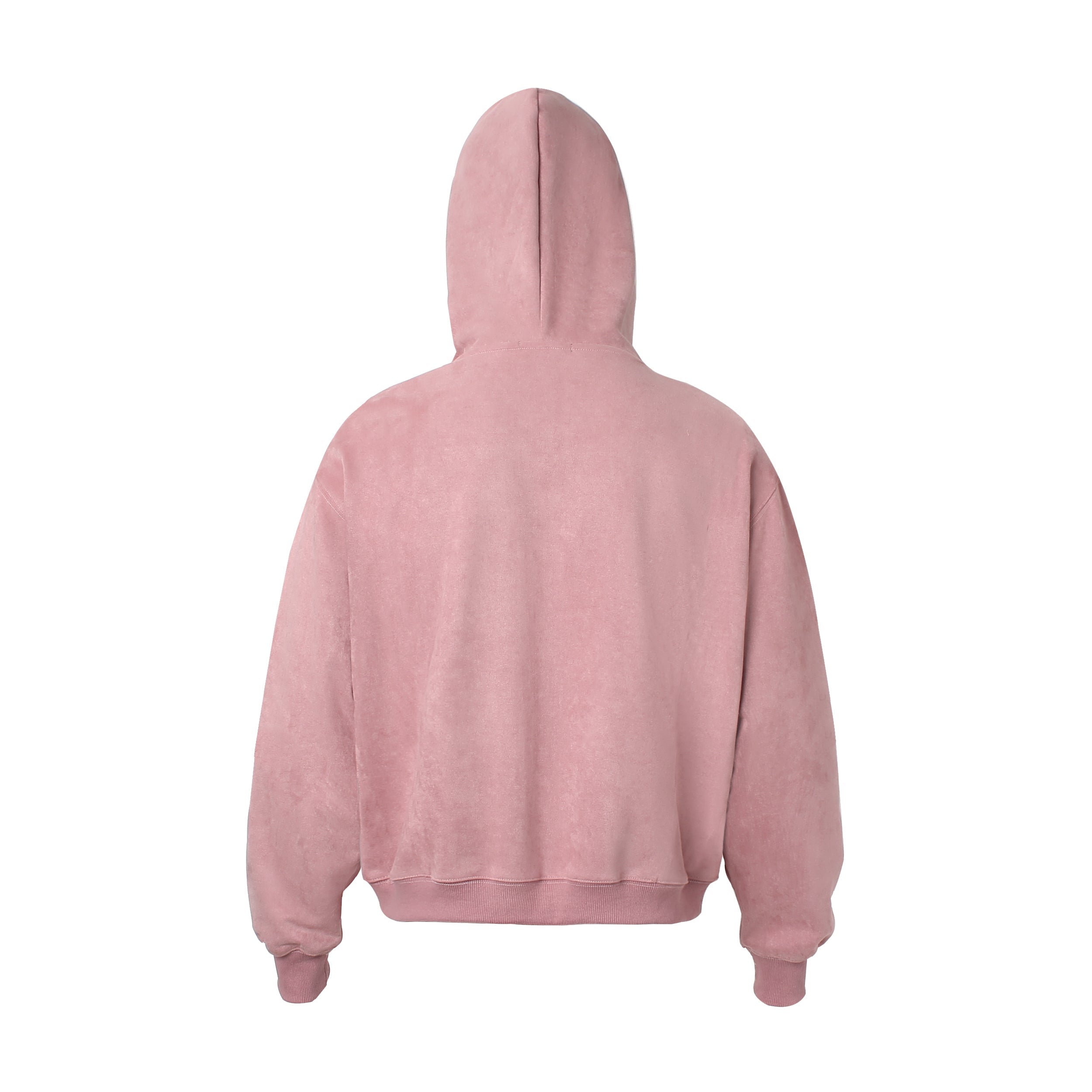 GLFSMADE Suede Graphic Zip-Up Hoodie | Streetwear Fleece
