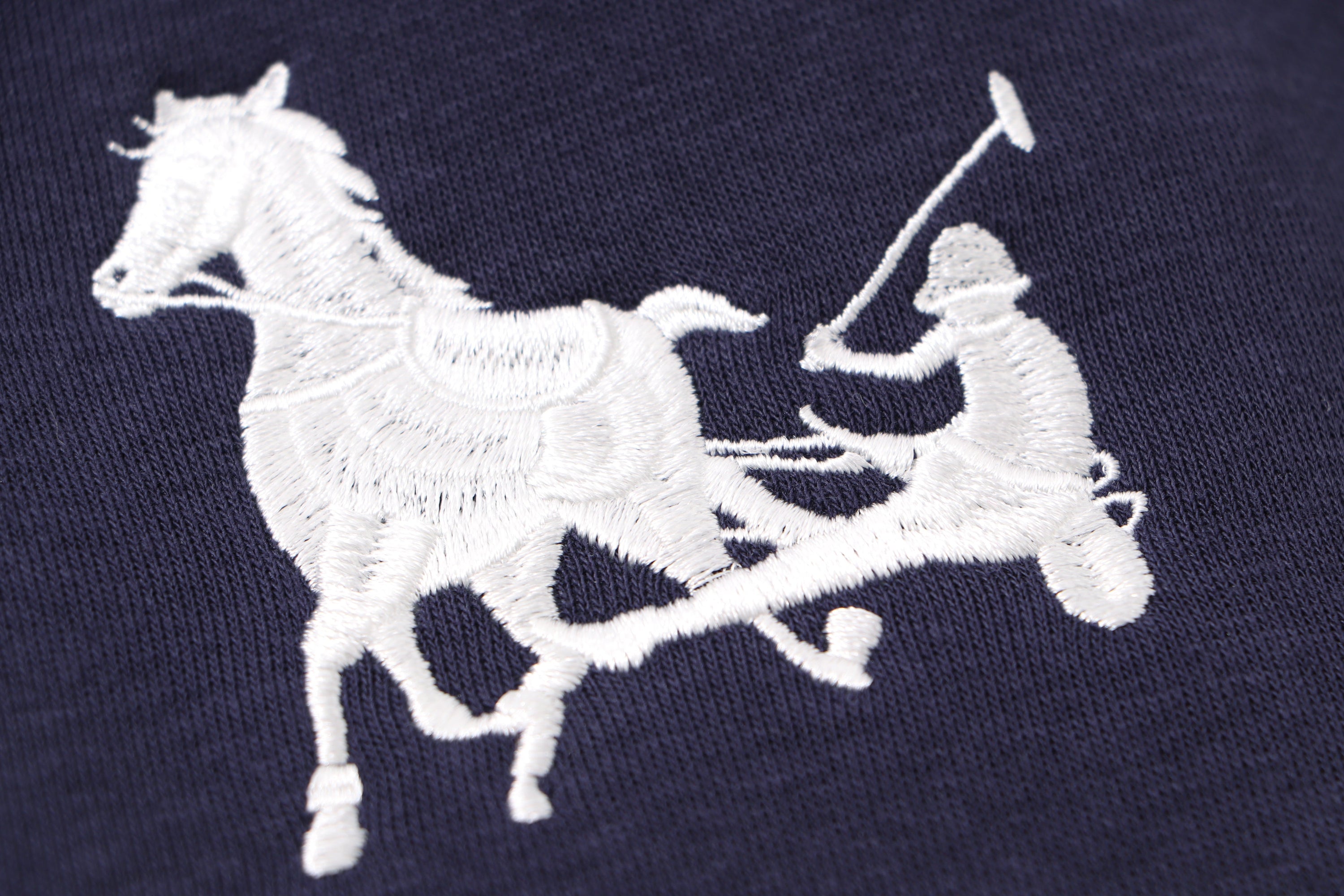 Omirad Horse Emblem Wide-Leg Sweatpants | Navy