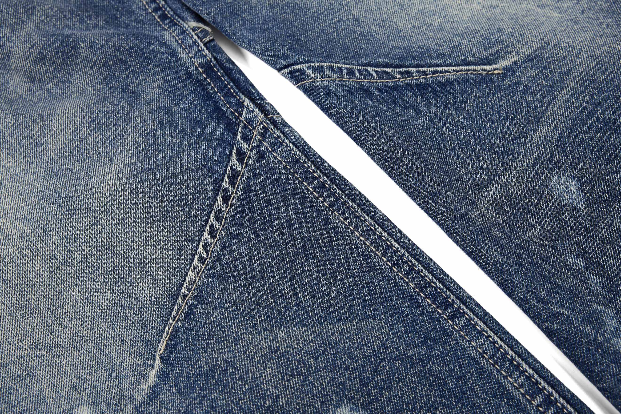 Omirad Grommet Washed Balloon Jeans | Distressed Wide-Leg Denim