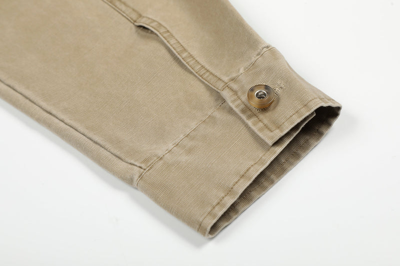 Omirad Washed Denim Jacket | Metal Clasp Streetwear Jacket