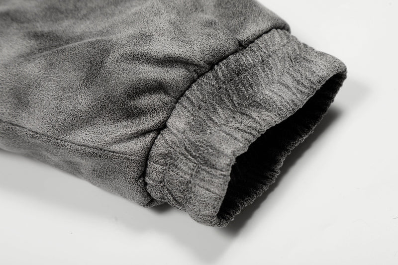 Washed Faux-Fur Hooded Bomber Jacket | Streetwear Winter Coat