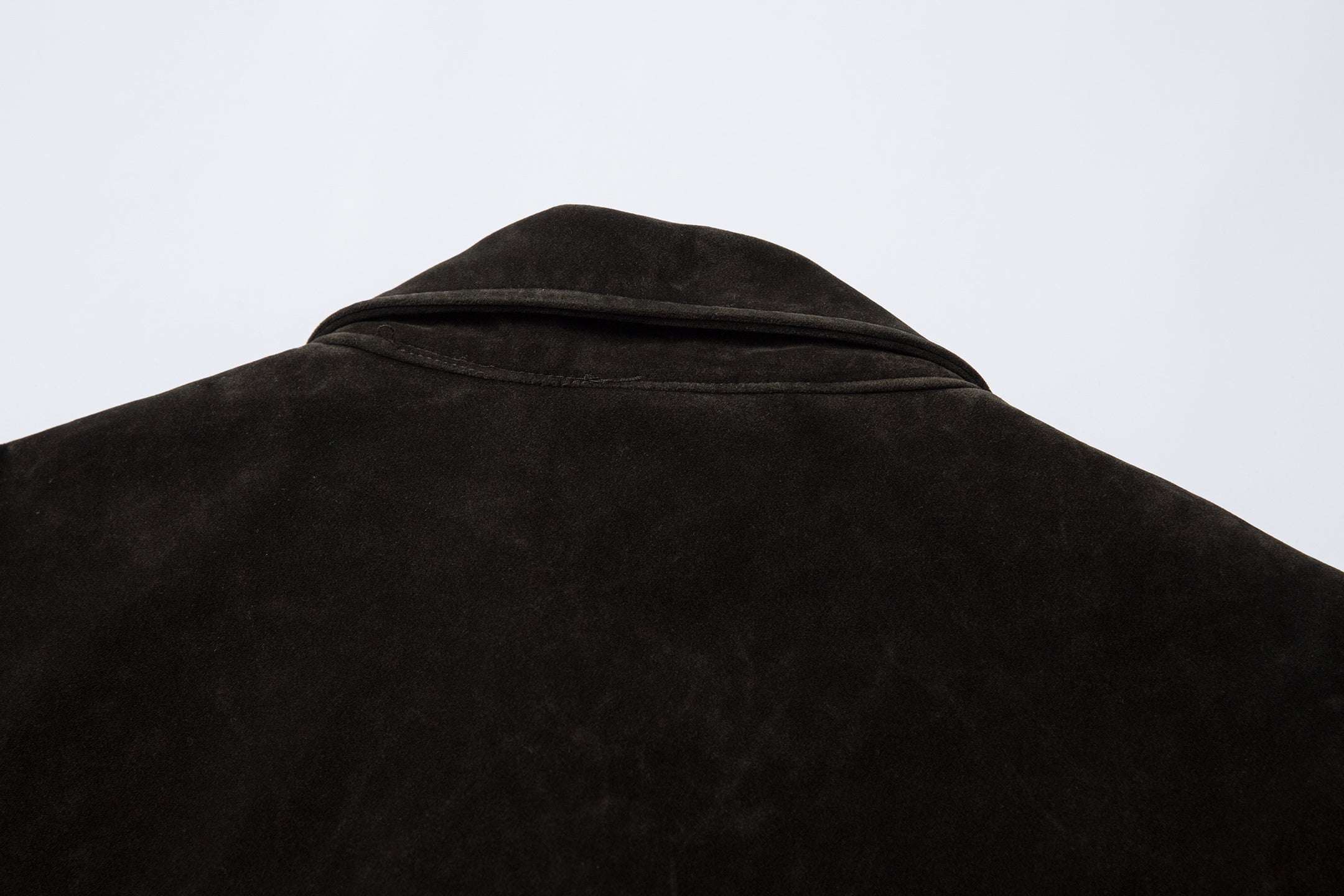 Suede-Texture Metal Clasp Jacket | Vintage Street Style