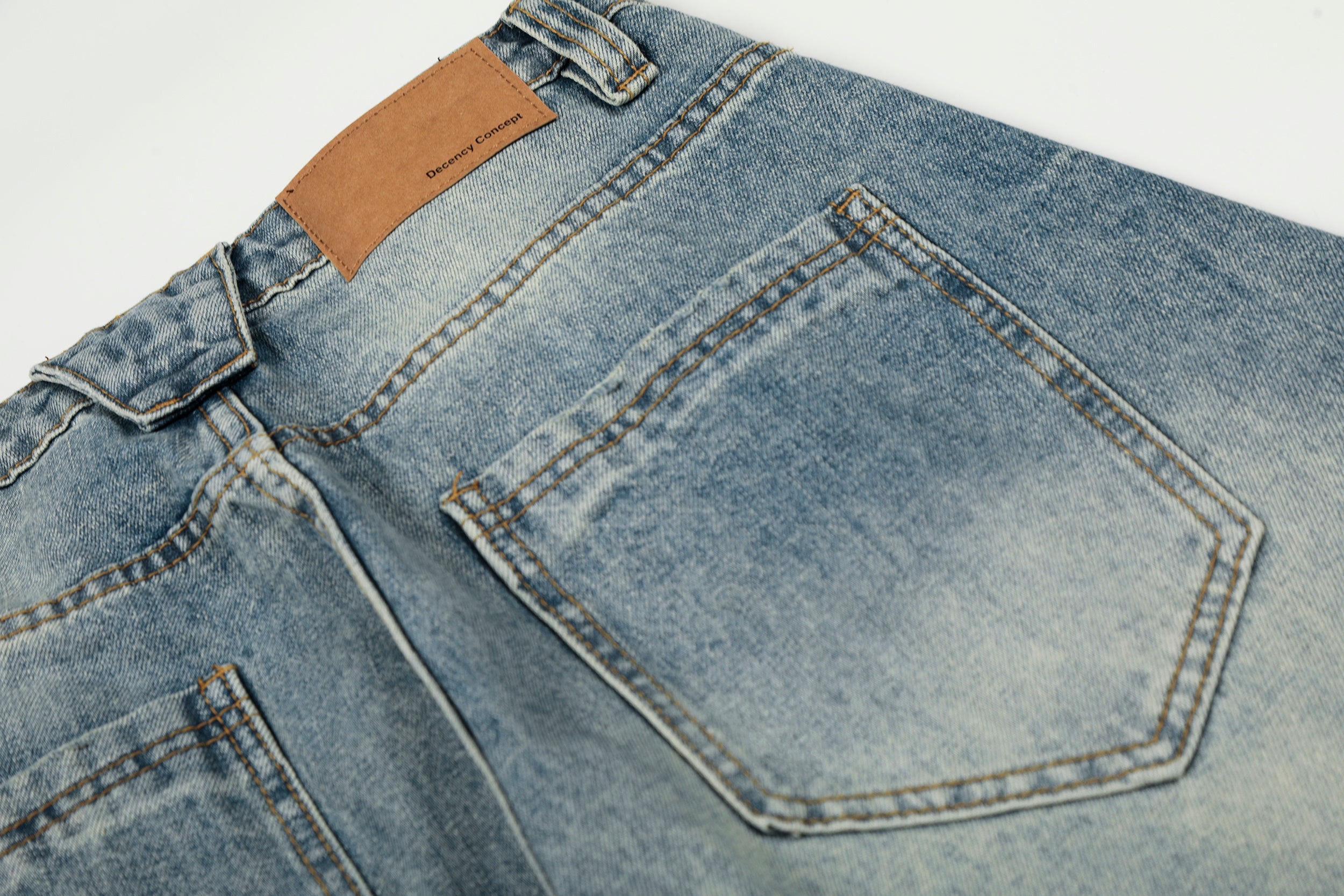 Omirad Vintage Hook Wide-Leg Denim Pants | Streetwear Jeans