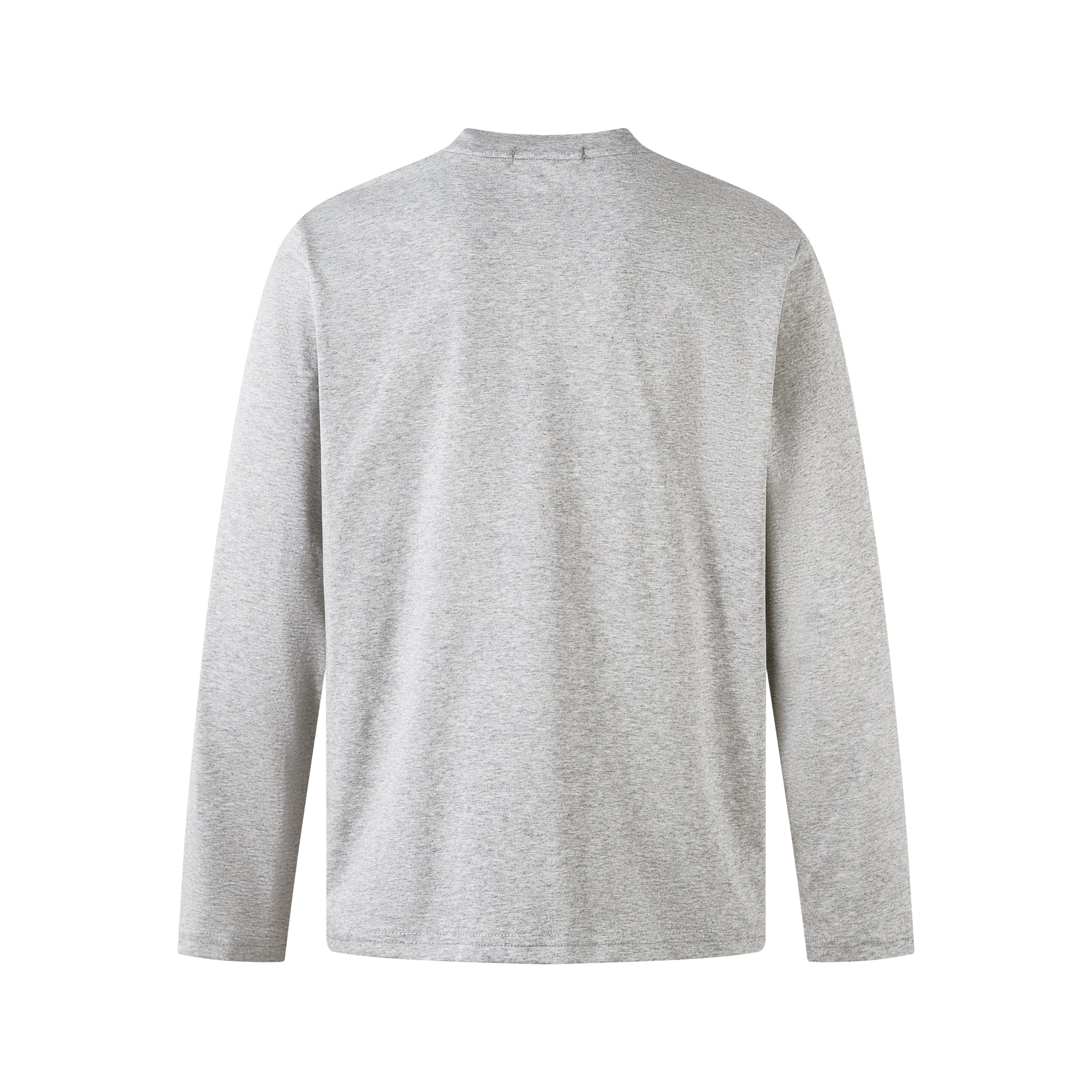 Omirad Structured Panel Long Sleeve Tee | Metal Ring Detail