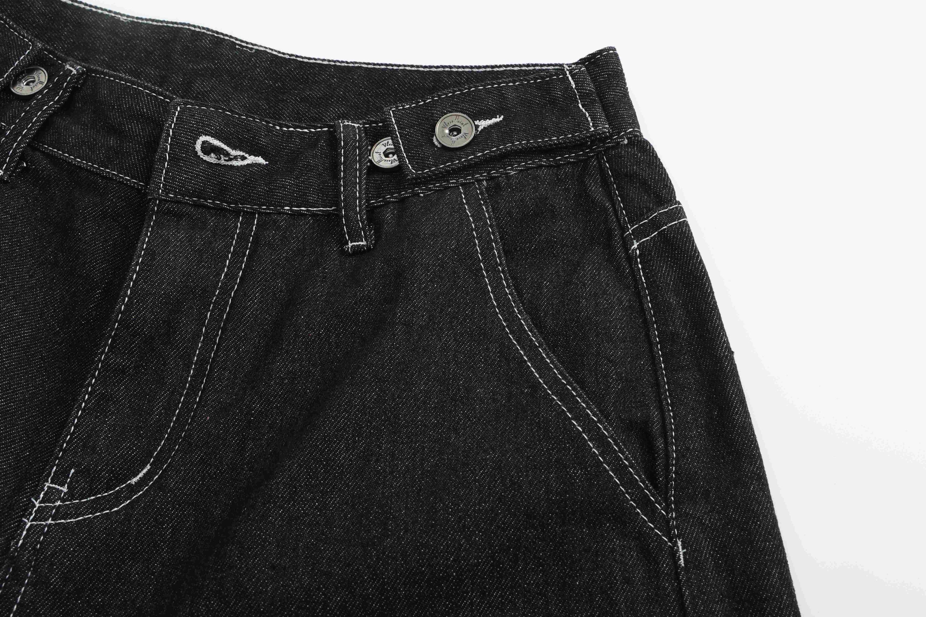 Omirad 404 Patchwork Denim Shorts | Oversized Streetwear